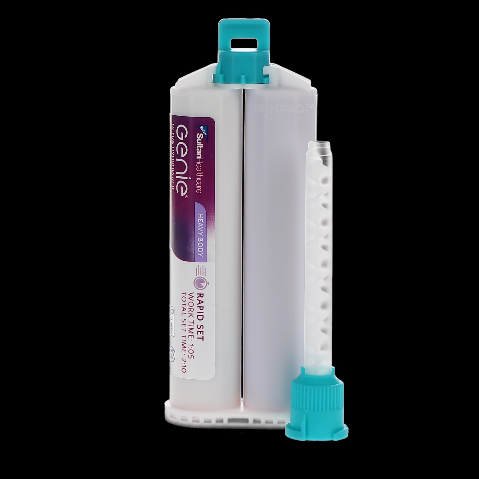 Genie VPS Impression Material, Heavy Body, Rapid Set, Berry Flavor, Purple, 50 ml Cartridges, 2/Pk, 77630 - Genie VPS Impression Material, Heavy Body, Rapid Set, 50 ml, 2/Pk, 77630 - Image 1