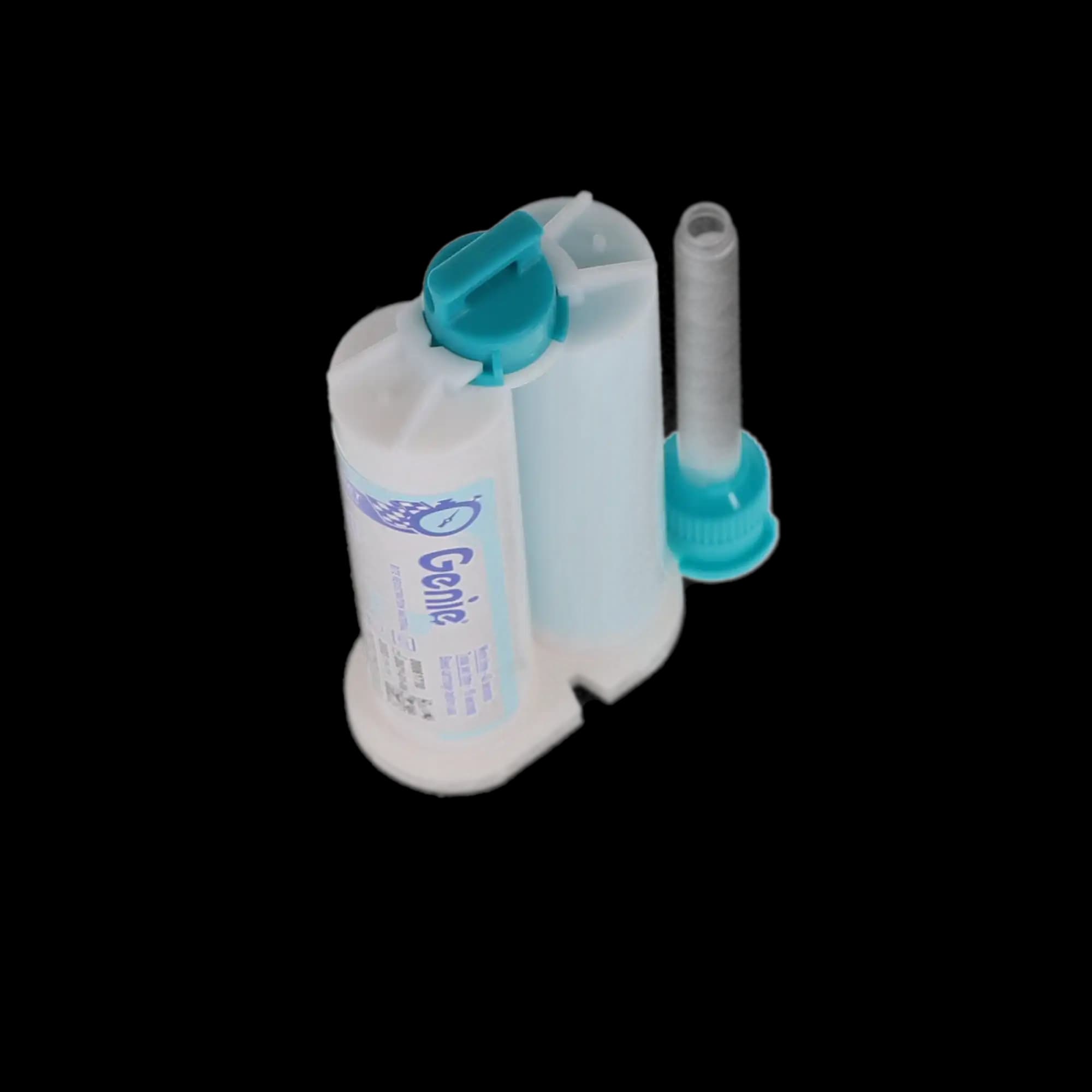 Genie Bite Registration Material, Fast Set, Mint, 2 x 50 ml Cartridges with 6 Mixing Tips, 77640 thumbnail 3
