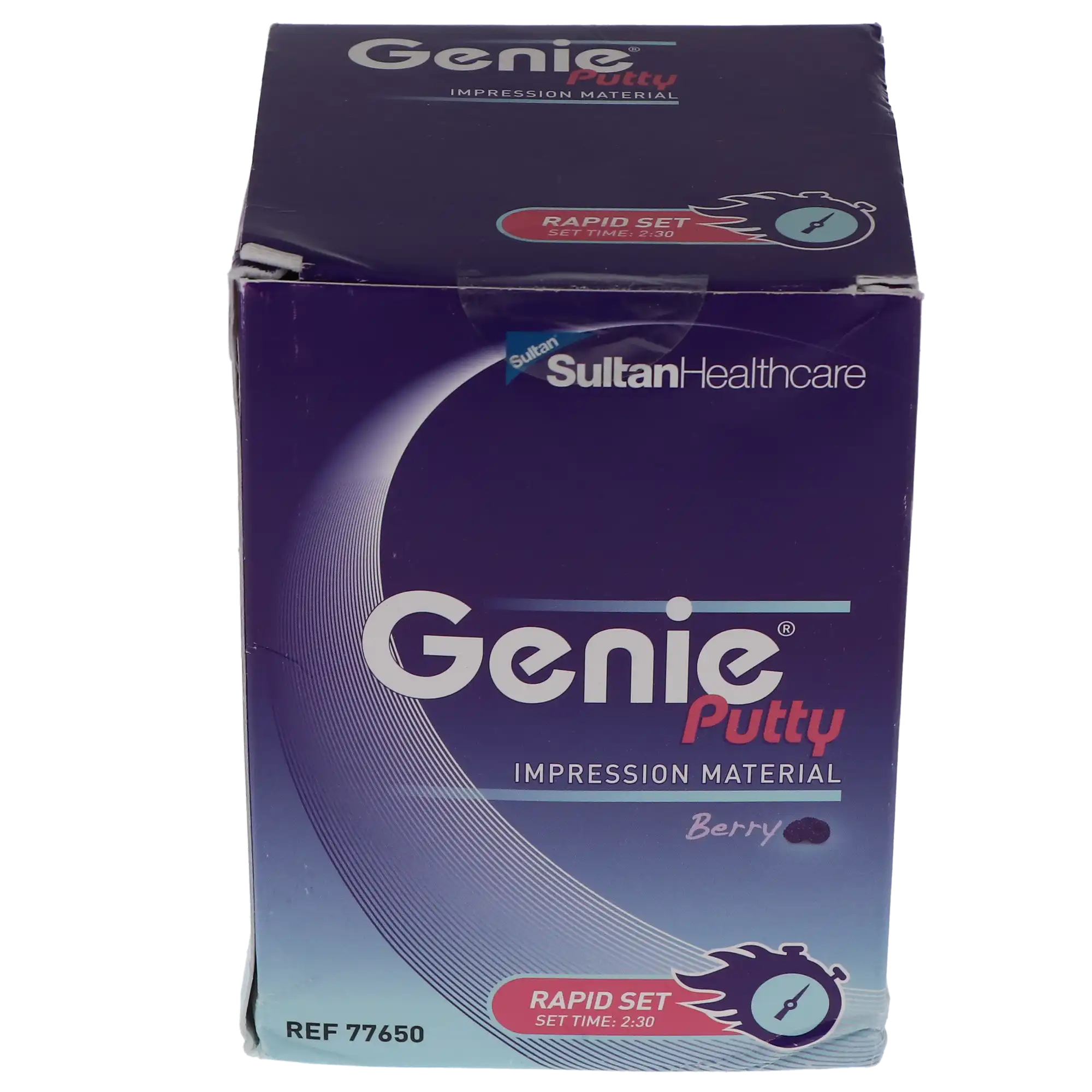 Sultan Genie VPS Putty Impression Material, Rapid Set, Berry Flavor, Purple, 2 x 300 mL Jars, 77650 thumbnail 4