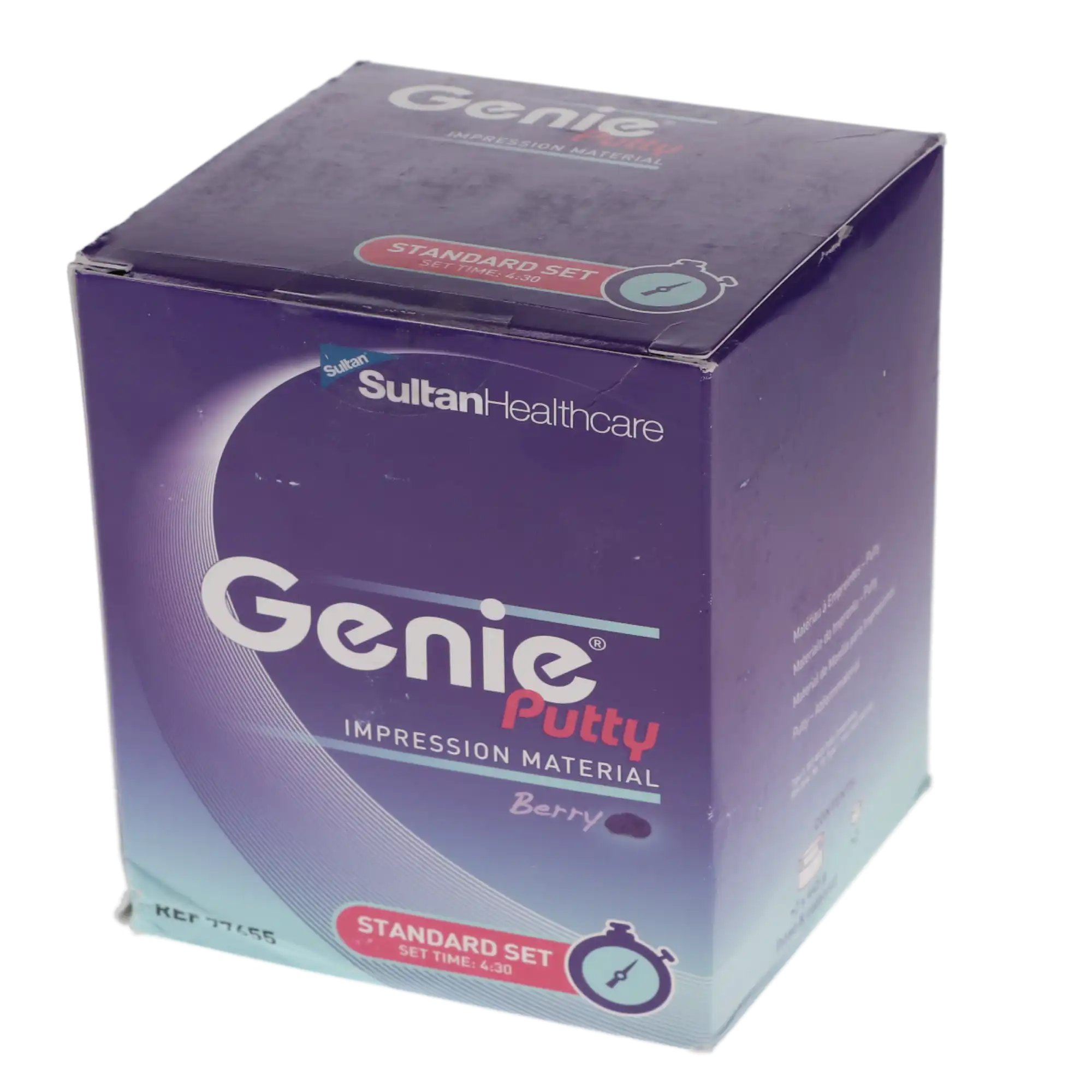 Genie VPS Putty Impression Material, Standard Set, Berry Flavor, Purple, 2 x 300 ml Jars with 2 Scoops, 77655 thumbnail 4