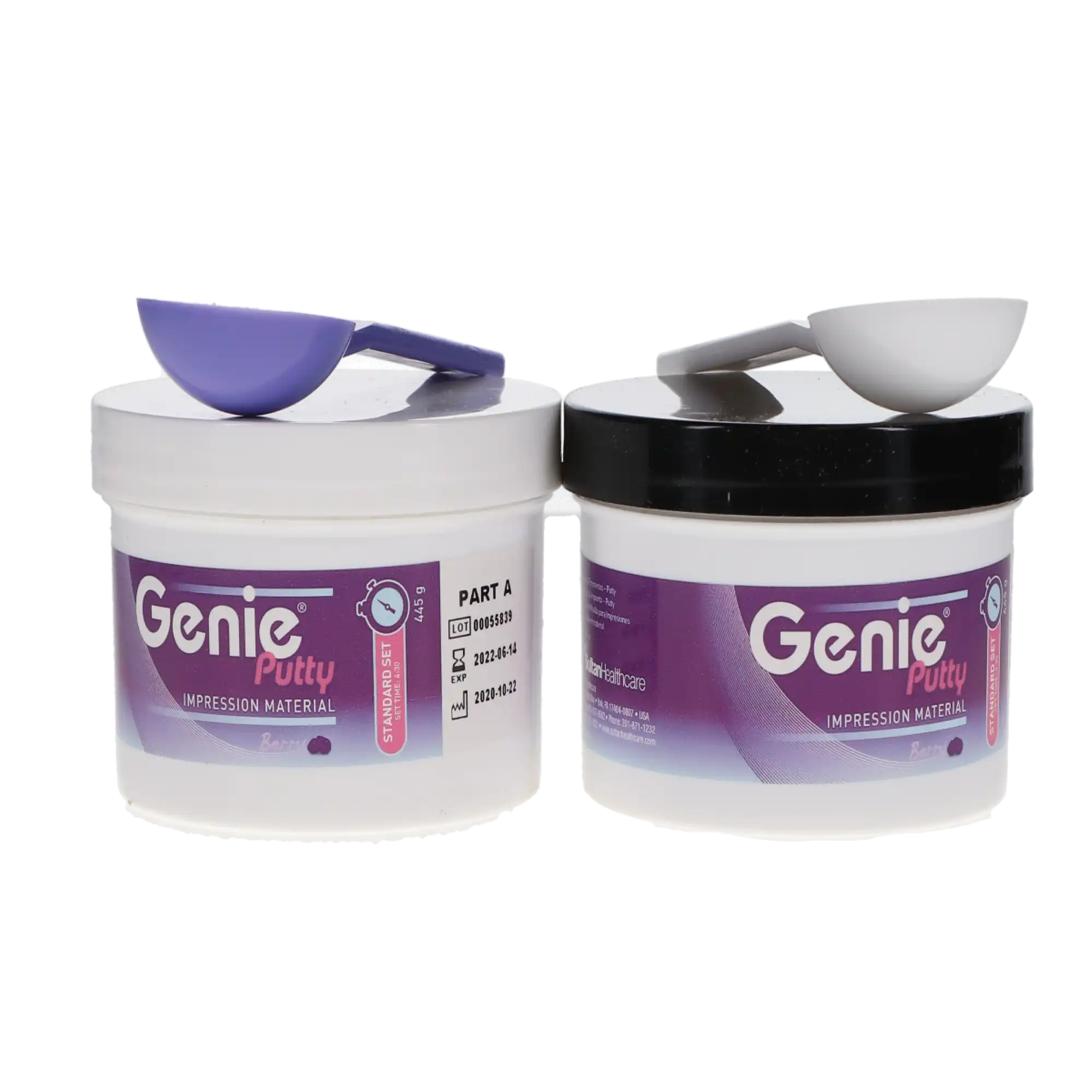 Genie VPS Putty Impression Material, Standard Set, Berry Flavor, Purple, 2 x 300 ml Jars with 2 Scoops, 77655 thumbnail 5