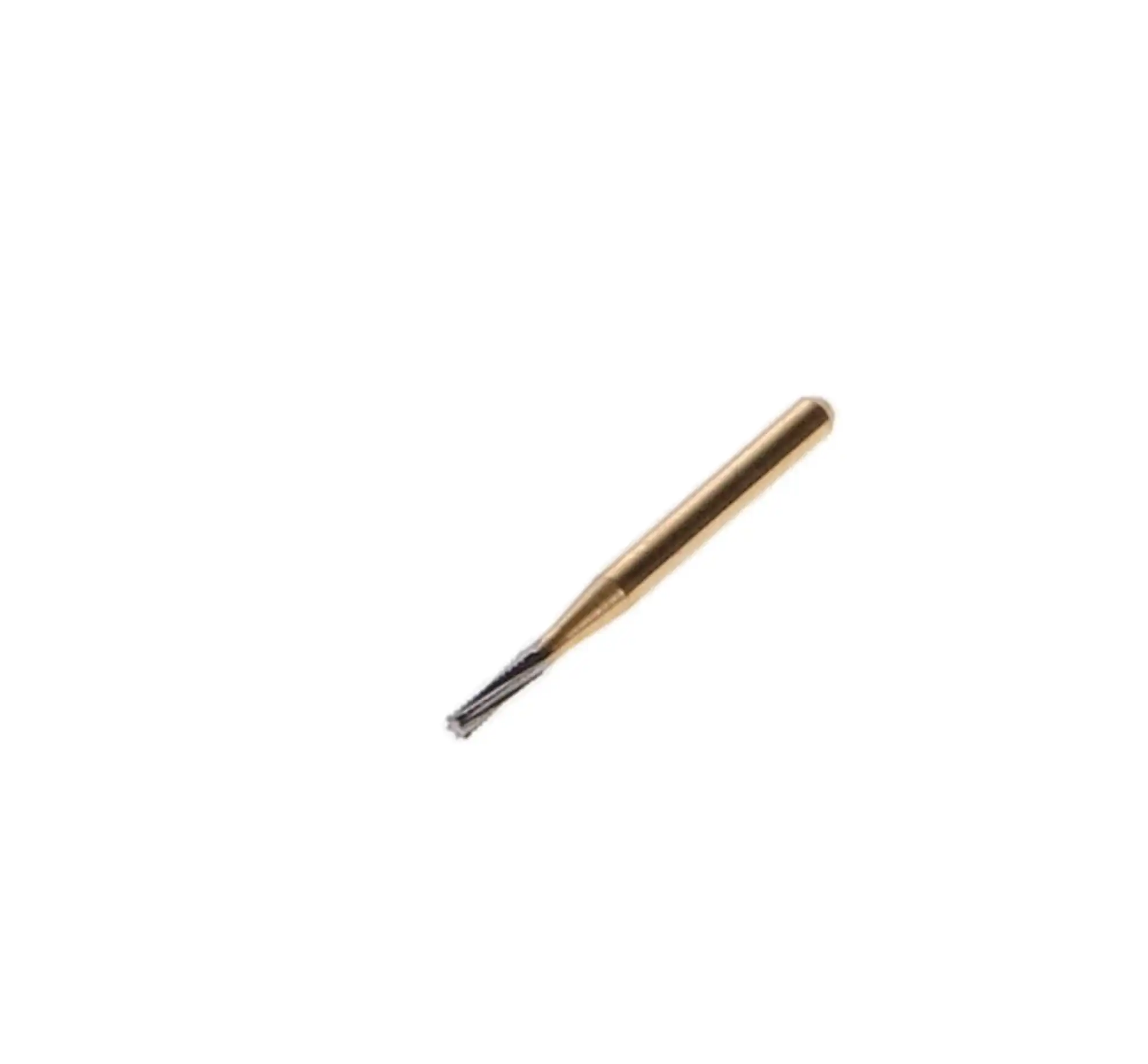 Great White Gold Series Carbide Burs, FG, Straight Cross Cut Fissure, #557, 100/Pk, 13091 thumbnail 3