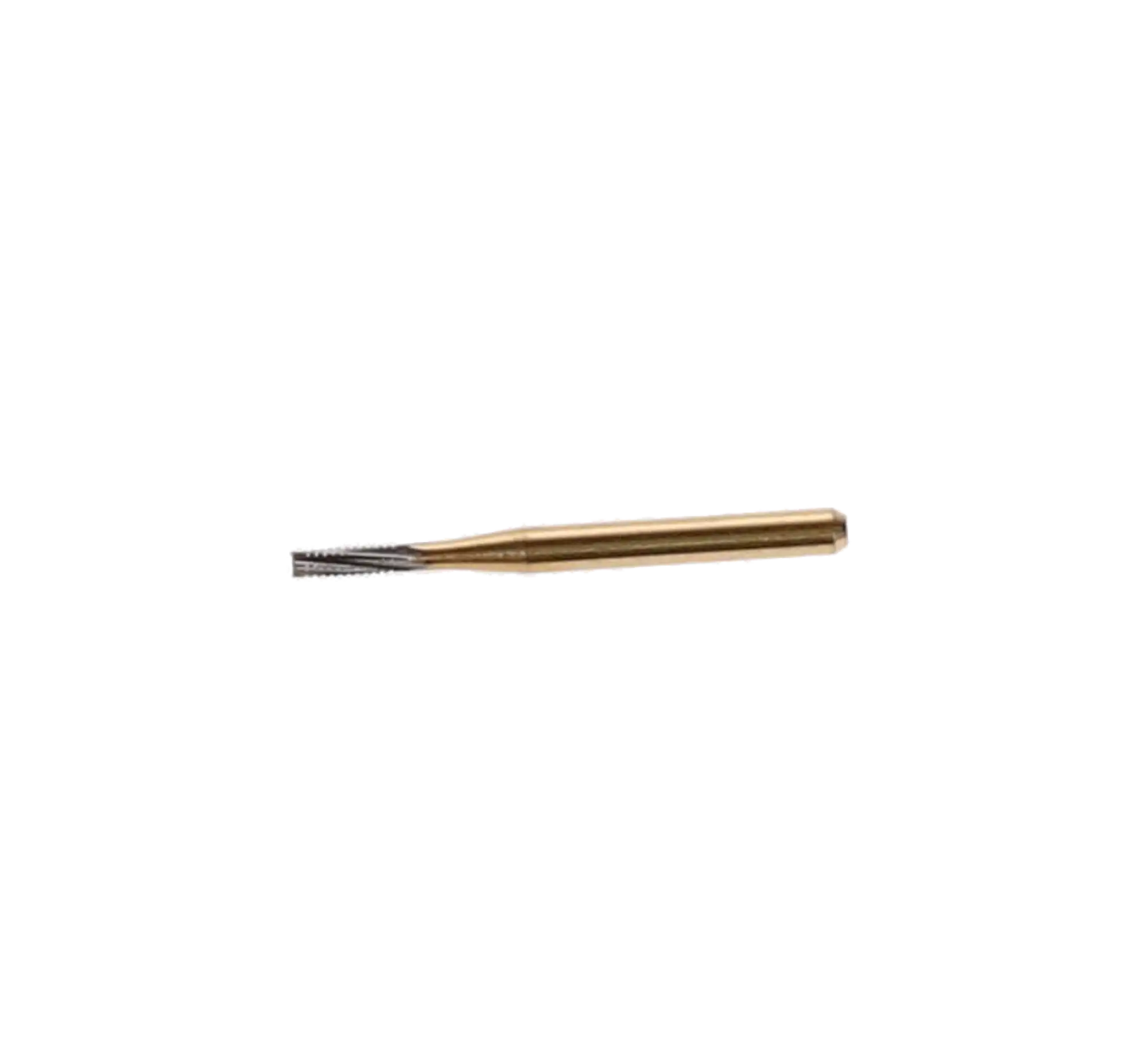 Great White Gold Series Carbide Burs, FG, Straight Cross Cut Fissure, #557, 100/Pk, 13091 thumbnail 6