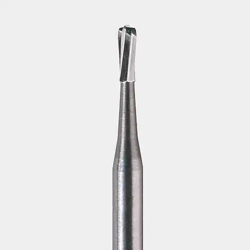 SS White Standard Operative Carbide Bur, FG, Straight Round End Fissure, #1158, 1.2 mm Head Diameter, 3.8 mm Head Length, 100/Pk, 13158 thumbnail 2
