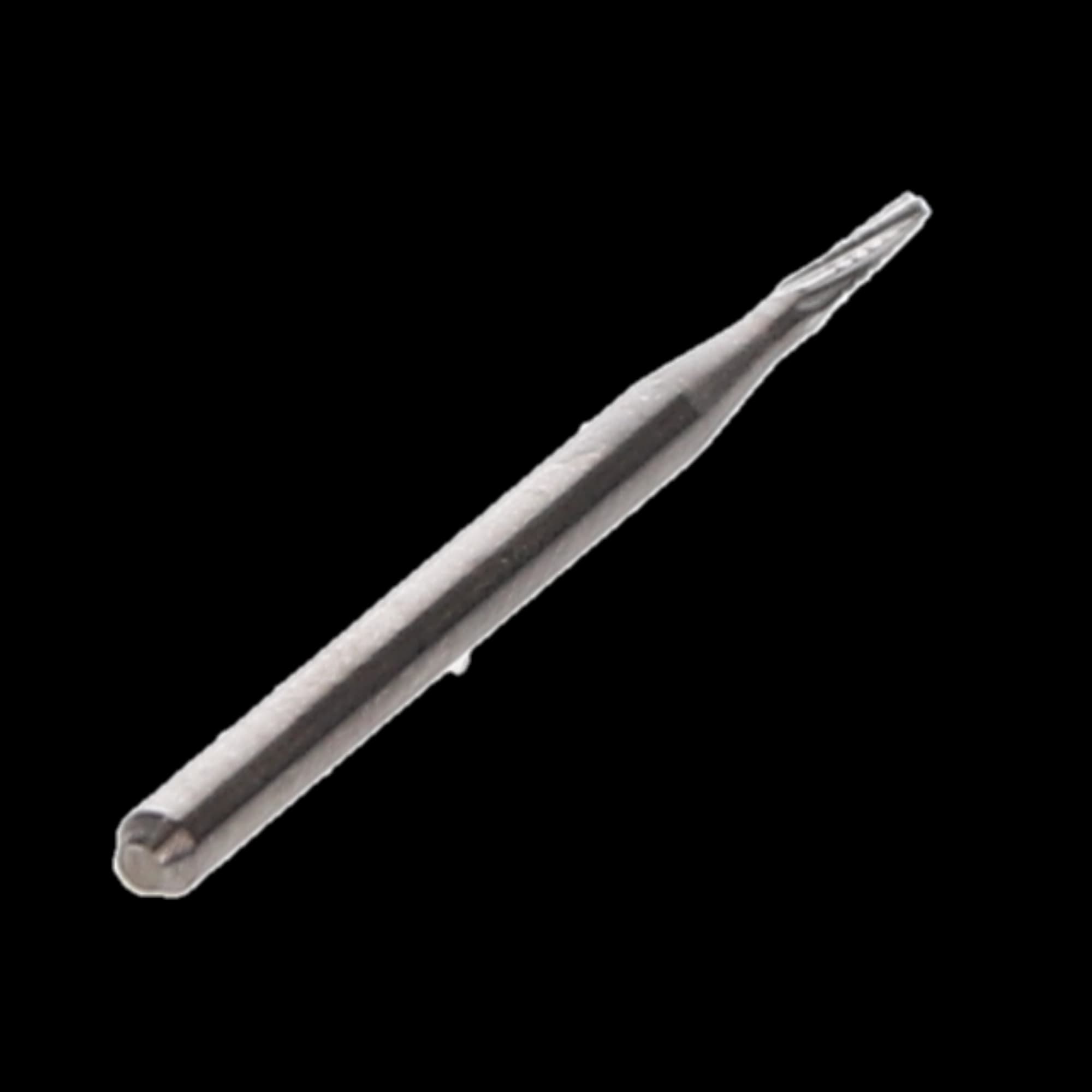 SS White Surgical Length Carbide Bur, #700 Flat End Taper Fissure Cross-Cut, FGSL Friction Grip, 1.0 mm, 5/Pk, 14070-5 thumbnail 3