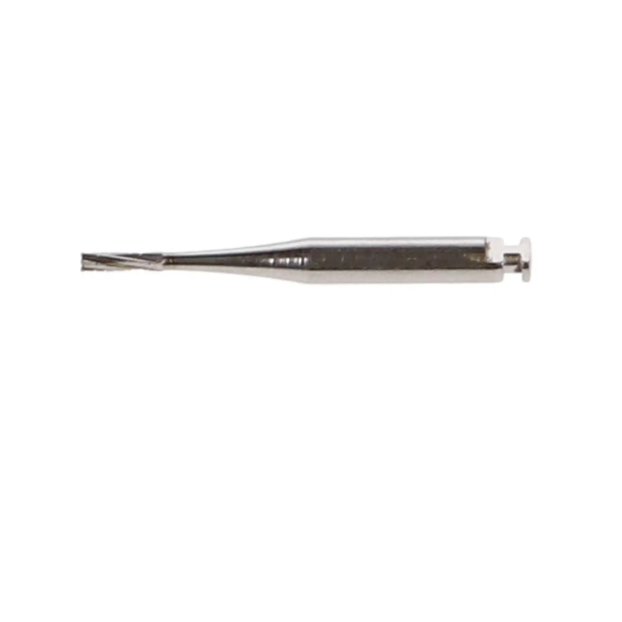 SS White Standard Operatory Carbide Bur, RA (Right Angle Latch), Straight Flat End Cross Cut Fissure, #557, 1.0 mm Head Diameter, 3.8 mm Head Length, 10/Pk, 14766 thumbnail 2