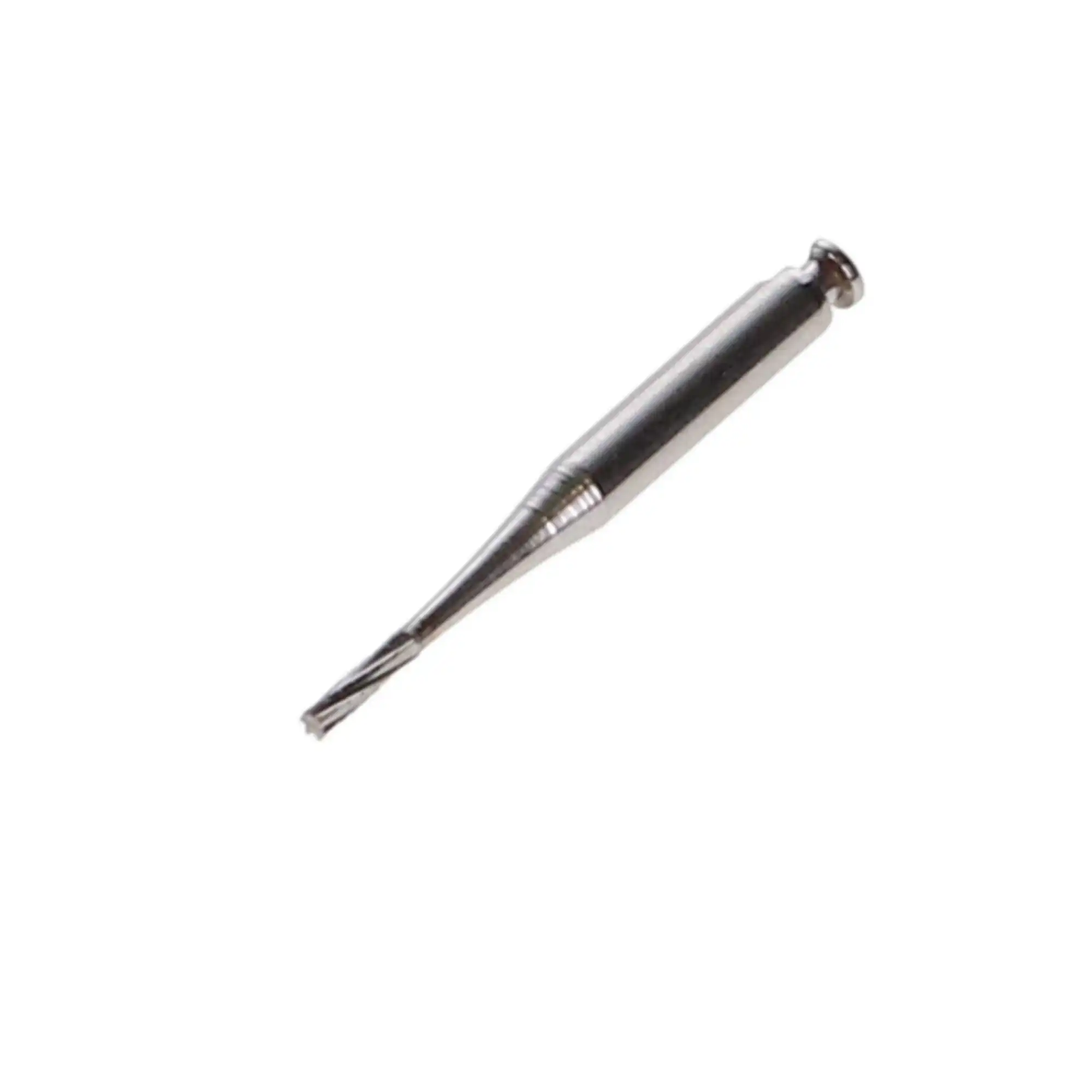SS White Standard Operatory Carbide Bur, RA (Right Angle Latch), Straight Flat End Cross Cut Fissure, #557, 1.0 mm Head Diameter, 3.8 mm Head Length, 10/Pk, 14766 thumbnail 3