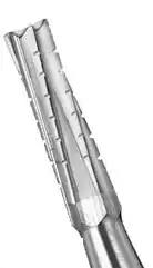 SS White Standard Operatory Carbide Bur, RA, Straight Flat End Cross Cut Fissure, #558, 10/Pk, 14769 thumbnail 2