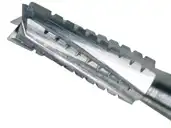 SS White Standard Operative Carbide Bur, HP, Straight Fissure Flat End Crosscut, #557, 1.0 mm Head, 10/Pk, 14871 thumbnail 2