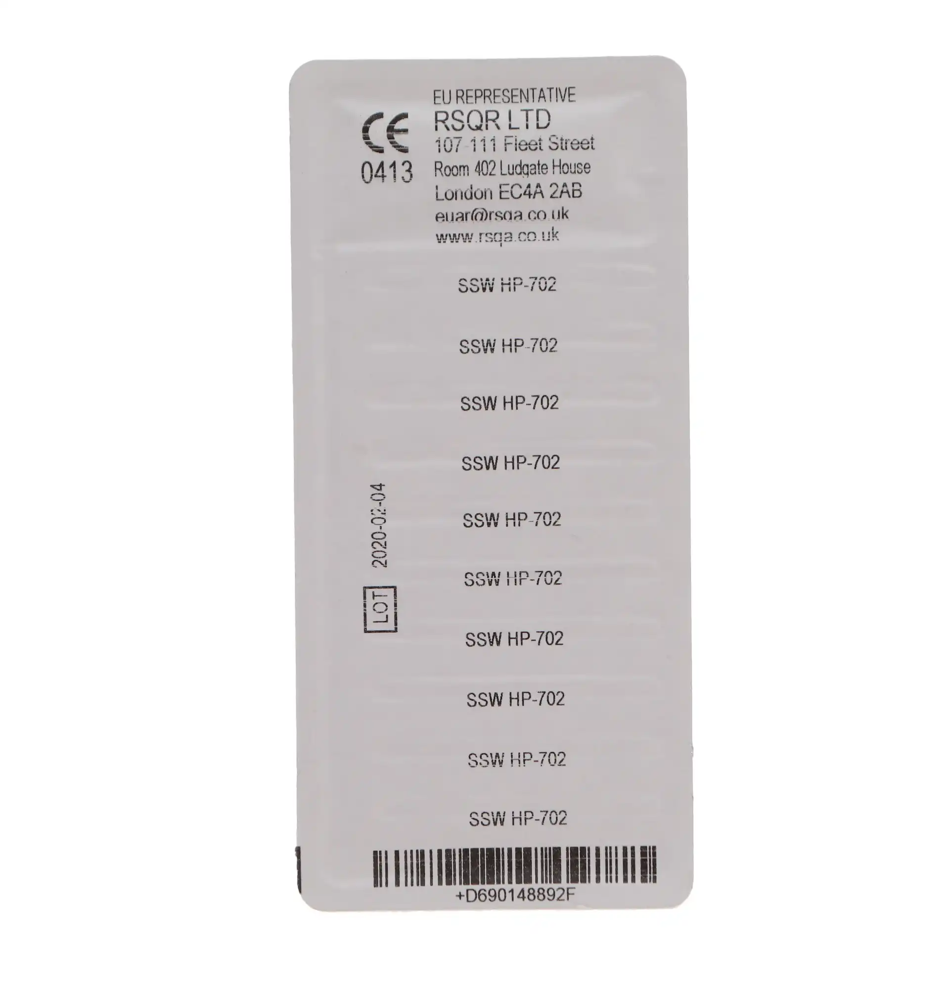 SS White Standard Operative Carbide Bur, HP, Tapered Fissure Flat End Crosscut, #702, 10/Pk, 14889 thumbnail 5
