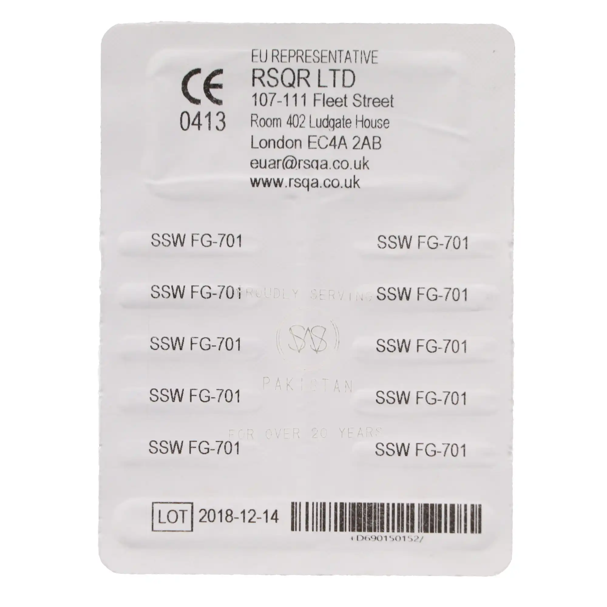 SS White Standard Operative Carbide Bur, FG, Tapered Fissure Flat End Cross Cut, #701, 1.2 mm Head, 10/Pk, 15015 thumbnail 5