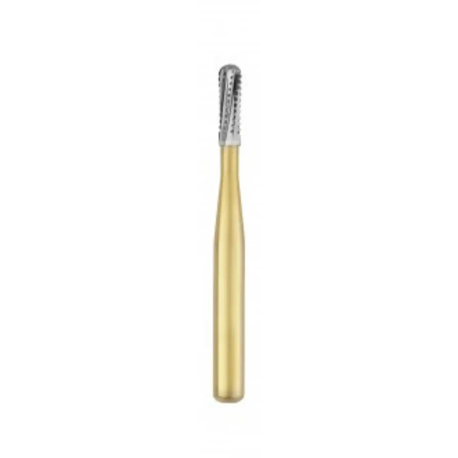 Great White Gold Series Carbide Bur, FGSS, Straight Fissure Round End Cross Cut, #GW2S, 1.2 mm, 10/Pk, 15064 thumbnail 2