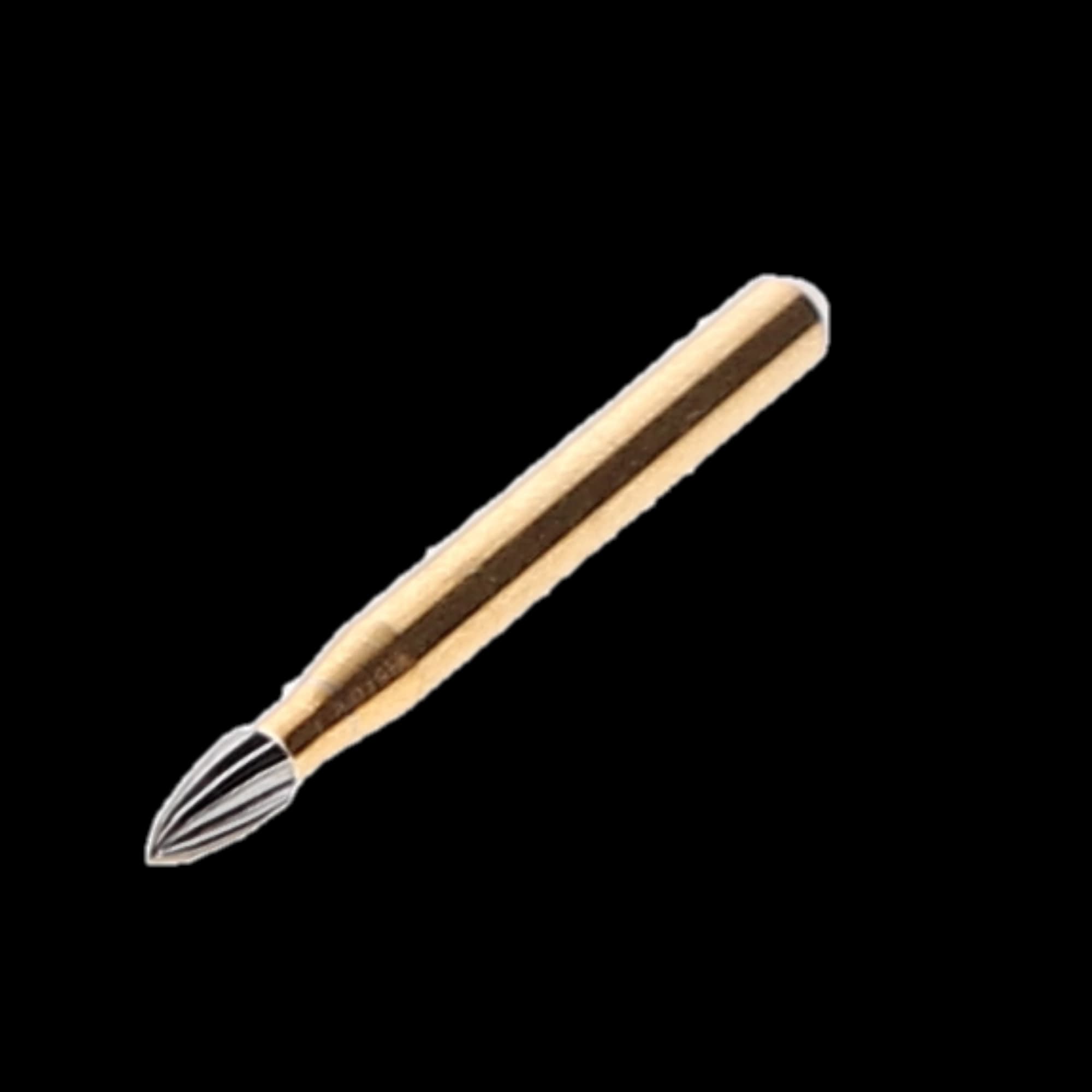 SS White 12-Blade Trimming & Finishing Carbide Bur, Flame, FG, #7104, 5/Pk, 15091-5 thumbnail 2