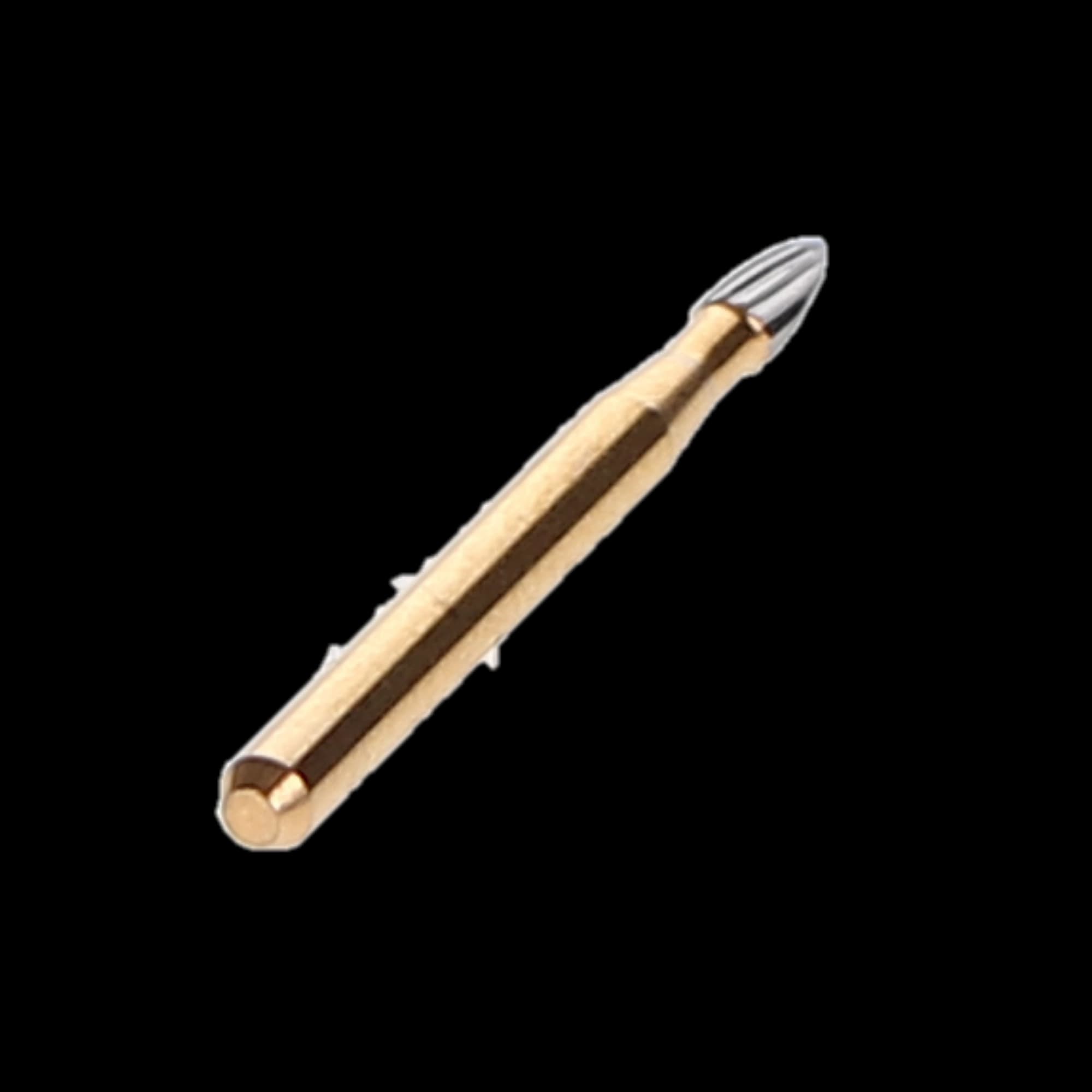 SS White 12-Blade Trimming & Finishing Carbide Bur, Flame, FG, #7104, 5/Pk, 15091-5 thumbnail 3