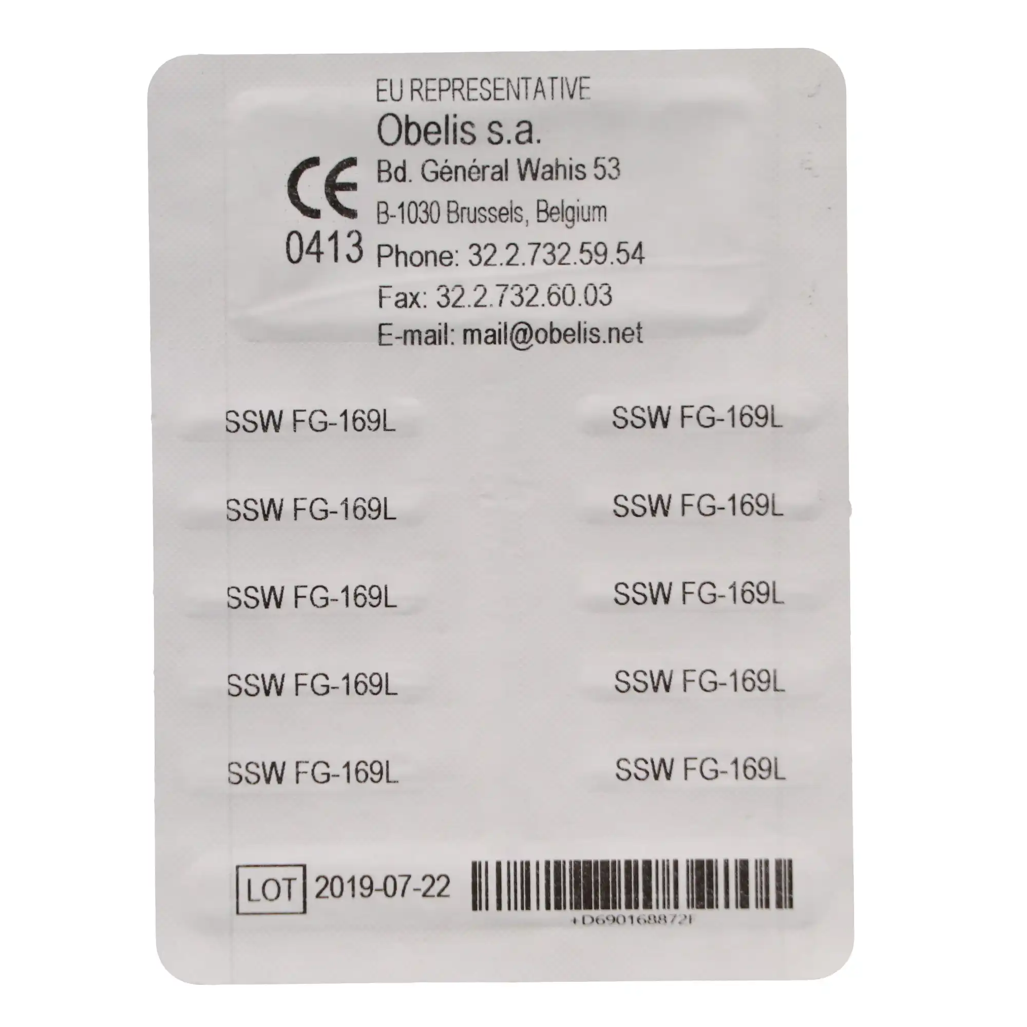 SS White Standard Operative Carbide Bur, FG, Long Taper Flat End Plain Fissure, #169L, 10/Pk, 16887 thumbnail 4