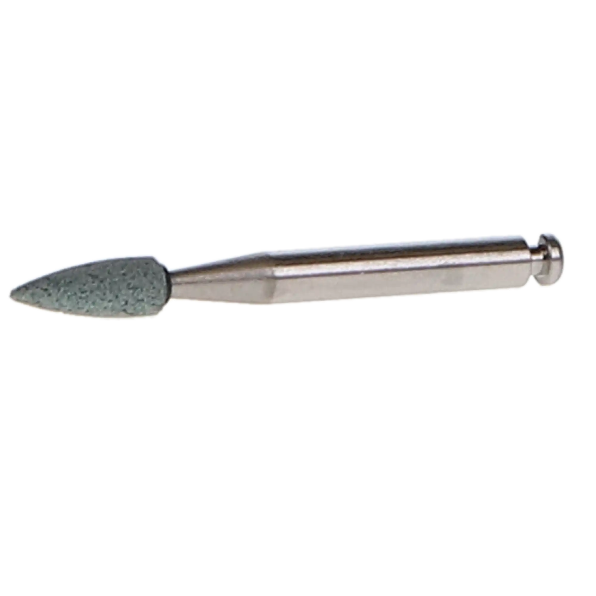Dura-Green Silicon Carbide Finishing Stones, Flame FL2, Contra Angle (CA), Green, 12/Pk, 0060 thumbnail 5