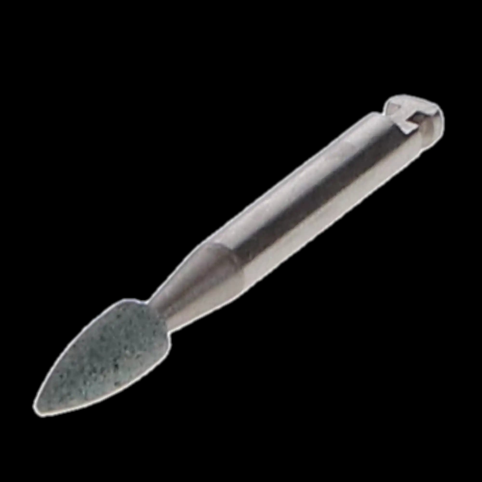 Dura-Green Silicon Carbide Finishing Stones, Flame FL2, Contra Angle (CA), Green, 12/Pk, 0060 thumbnail 6