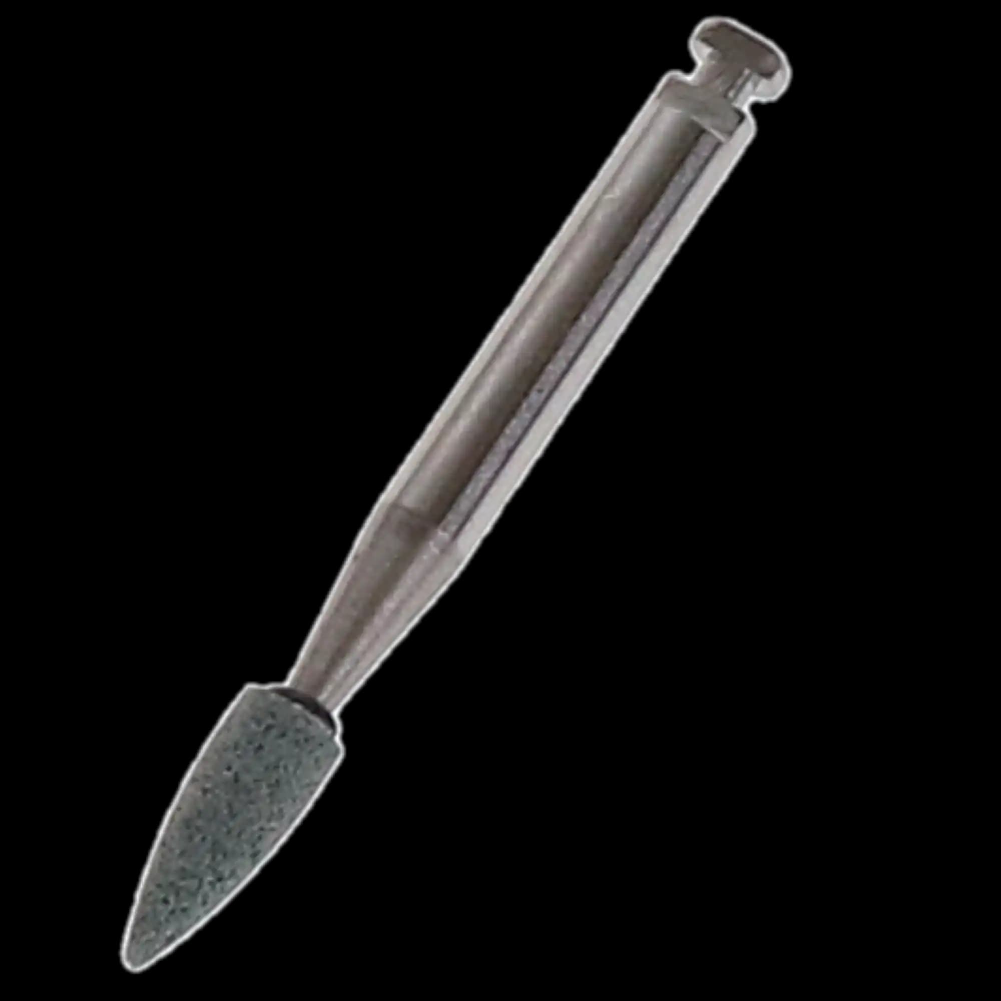 Dura-Green Silicon Carbide Finishing Stones, Flame FL2, Contra Angle (CA), Green, 12/Pk, 0060 thumbnail 7