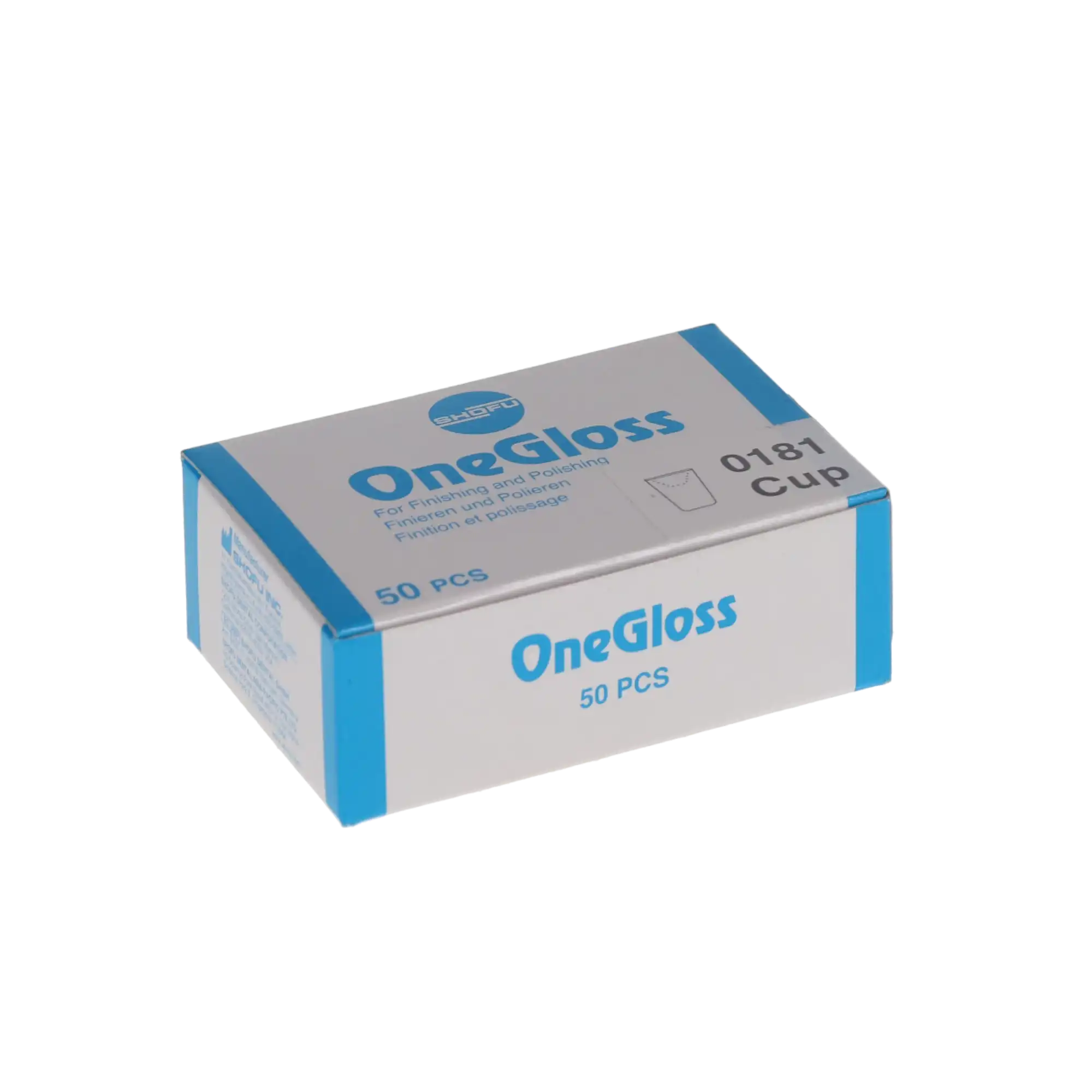 OneGloss Cup Refill, Aluminum Oxide One-Step Finisher & Polisher, CA Shank, #060, 50/Pk, 0181 thumbnail 10