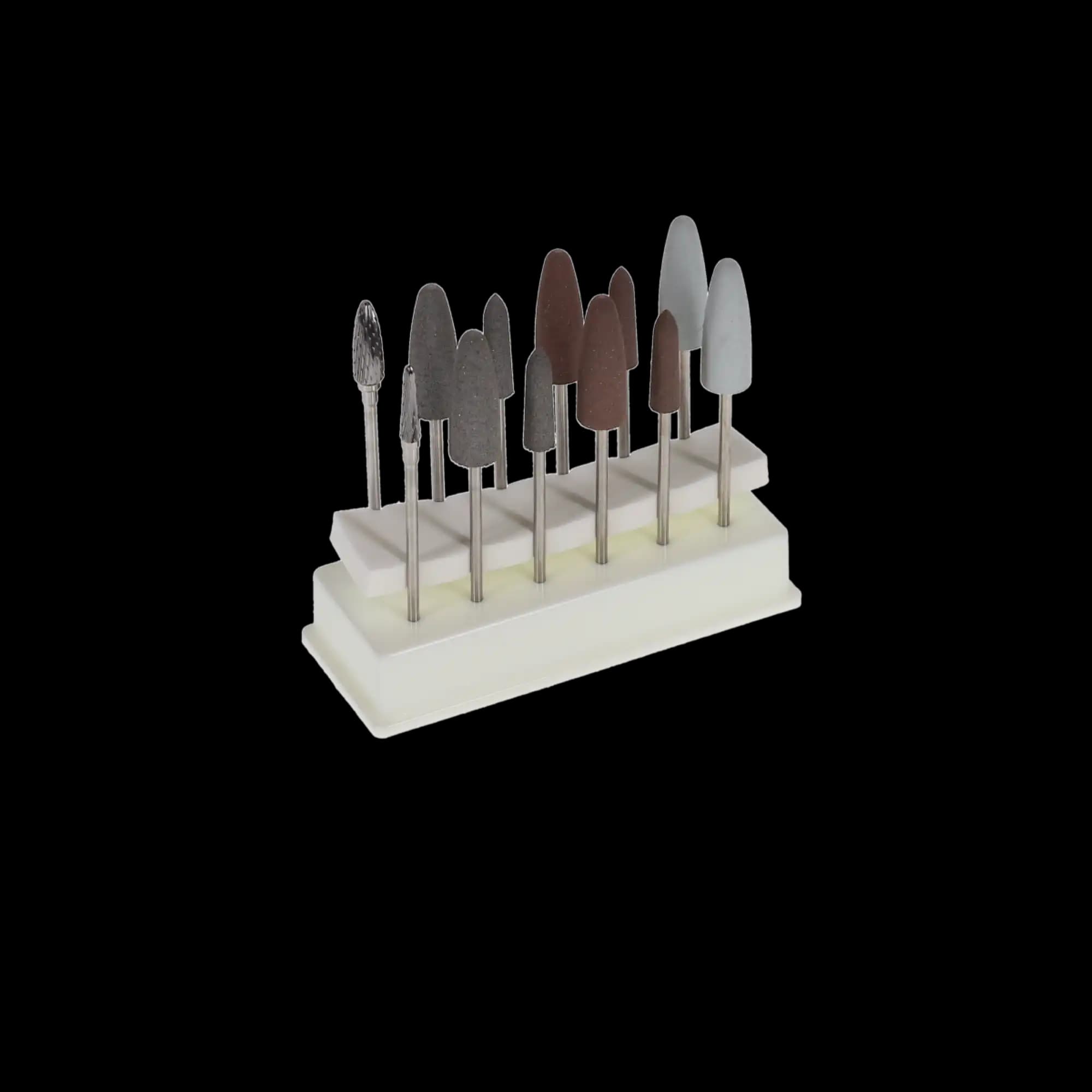 Shofu Acrylic Adjusting and Polishing Classic Plastic HP Kit, Assorted, 1/Pk, 0321 - Acrylic Adjusting and Polishing Classic Plastic Kit, HP, Assorted, 1/Pk, 0321 - Image 1