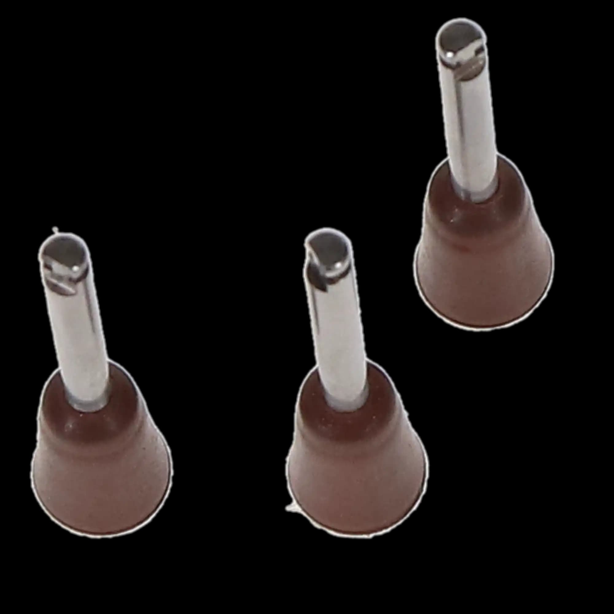 Shofu Brownie Silicone Polishers, Cup, CA (Latch) Shank, #0401, Brown, 12/Pk thumbnail 6