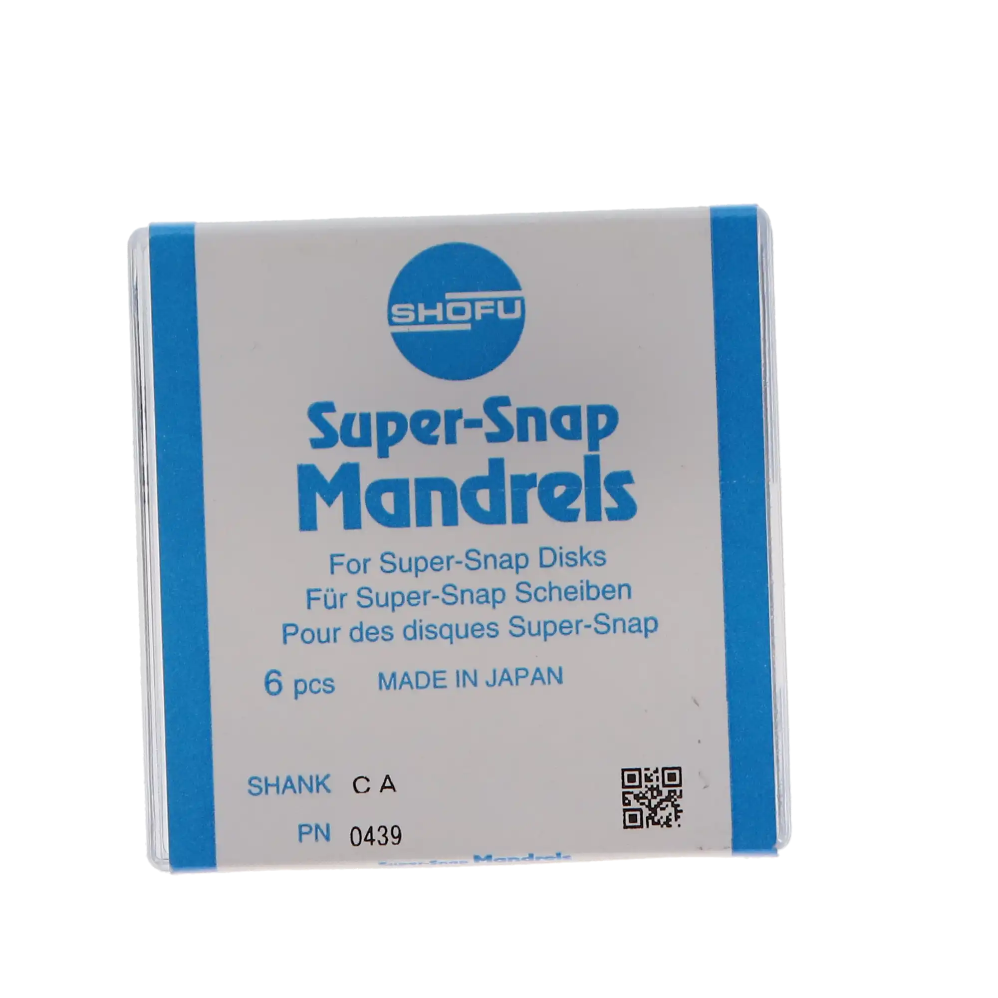 Super-Snap Disk and Buff Disk Mandrels, Contra-Angle (CA), Stainless Steel, 6/Pk, 0439 thumbnail 7
