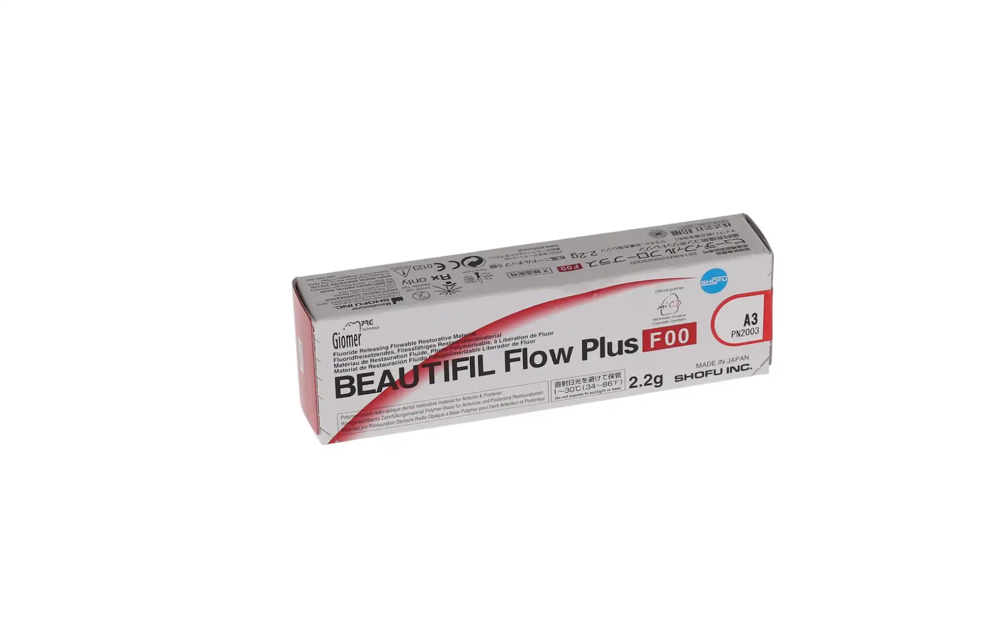 Beautifil Flow Plus F00 Zero Flow Hybrid Composite, Light-Cure, Syringe Refill, 2.2 g, A3, 1/Pk, 2003 thumbnail 11