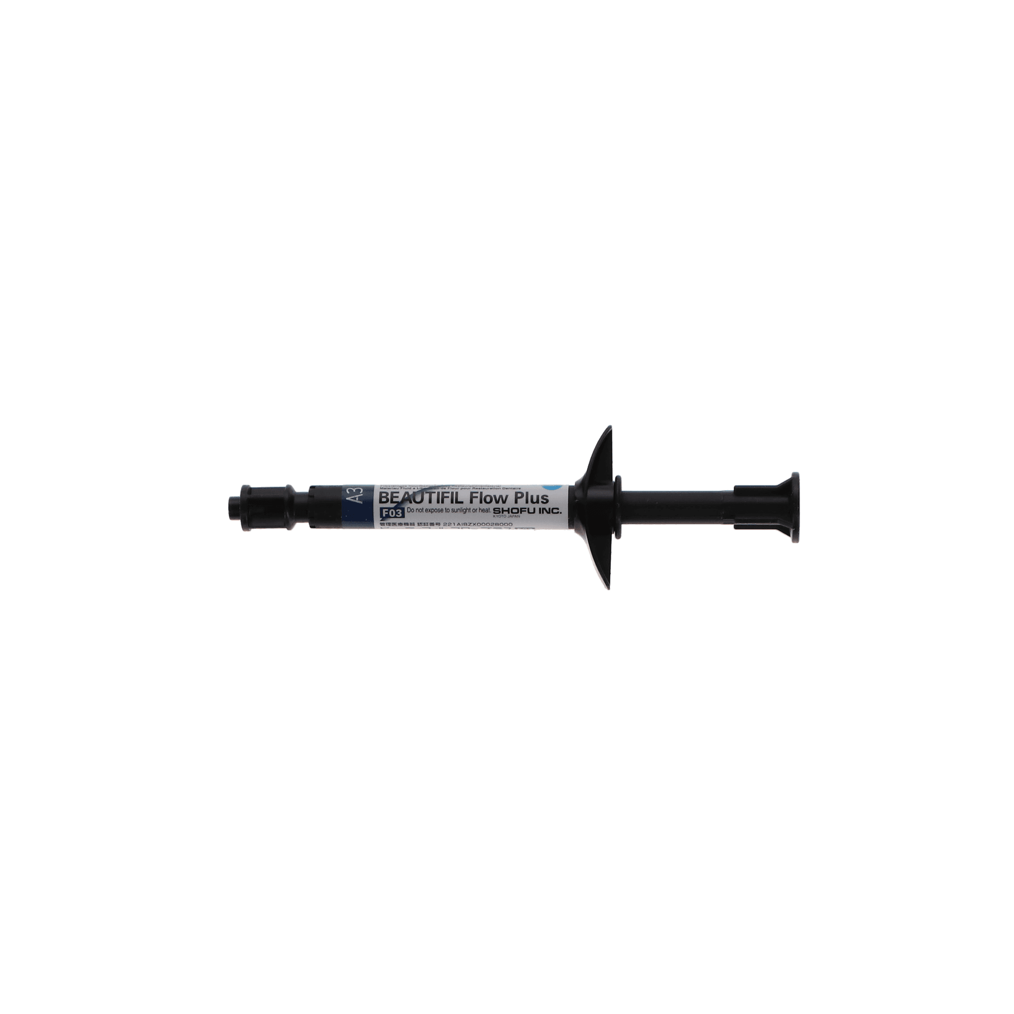 Beautifil Flow Plus F03 Low Flow Hybrid Composite, Light-Cure, A3, 2.2 g Syringe Refill, 1/Pk, 2016 thumbnail 10