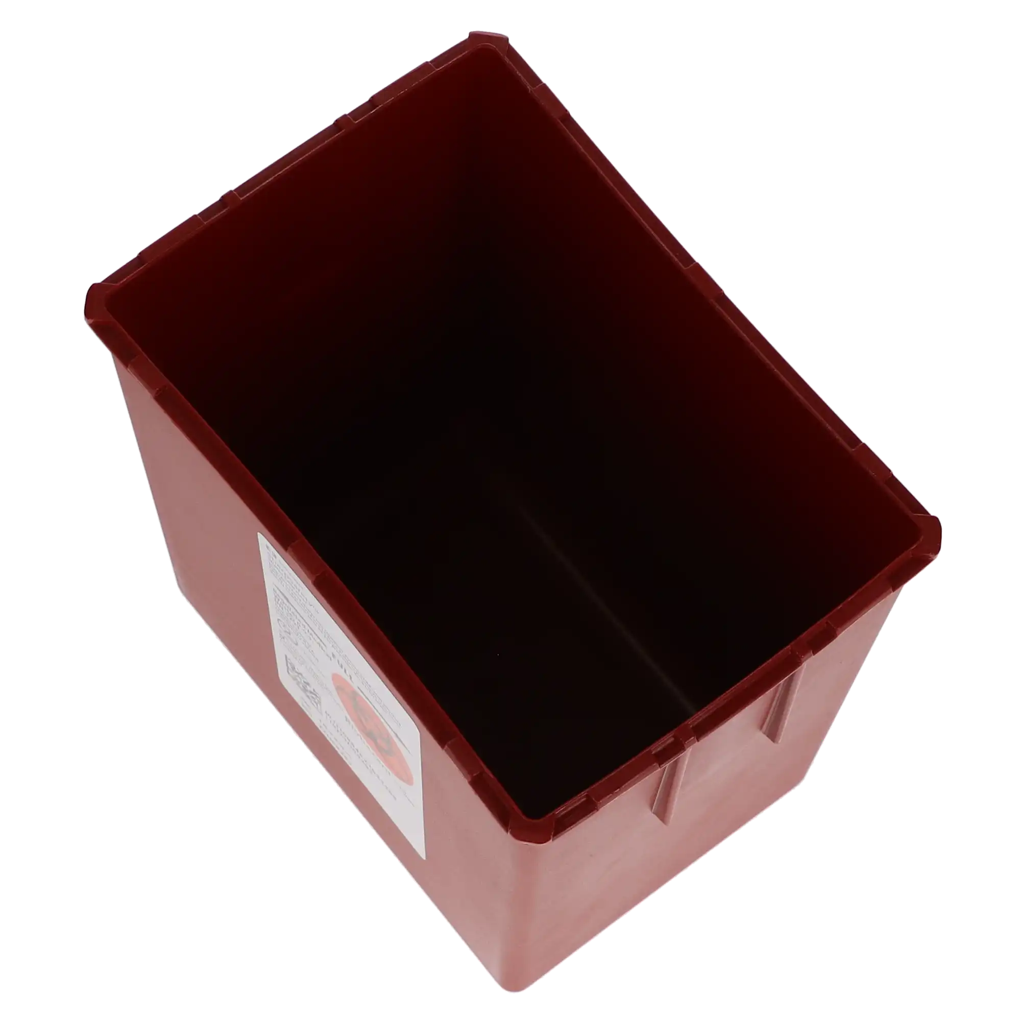 SharpSafety Phlebotomy Sharps Container, 2.2 Quart, Red with Translucent Top and Sliding Lid, 1522SA thumbnail 4