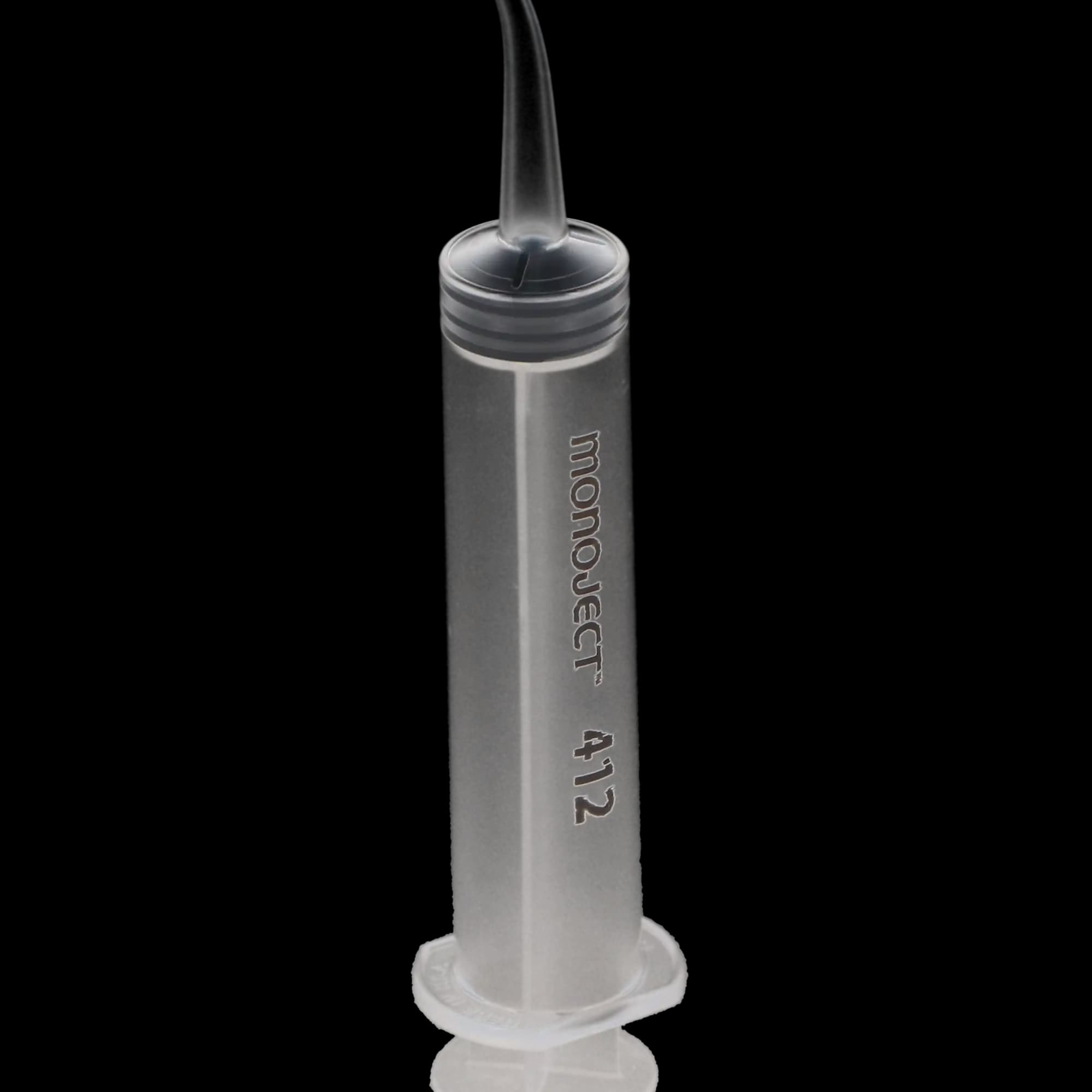 Monoject Disposable Irrigation Syringe, Curved Tip, #412, 12 cc, Non-Sterile, 50/Pk, 412012 thumbnail 4