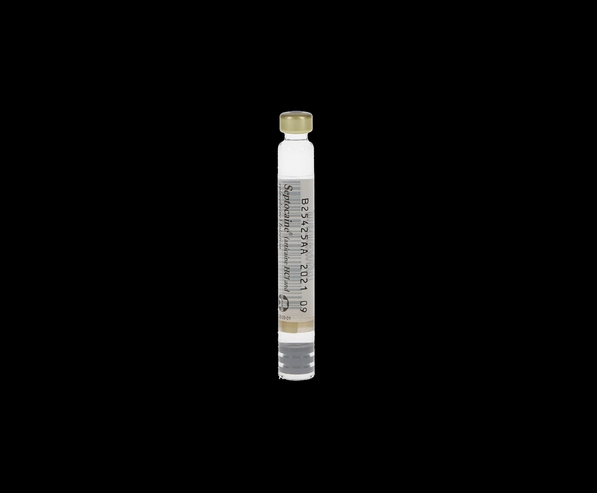 Septocaine® Articaine HCl 4% with Epinephrine 1:100,000, Gold Box, 1.7 mL Cartridges, 50/Box, 01A1400 thumbnail 11