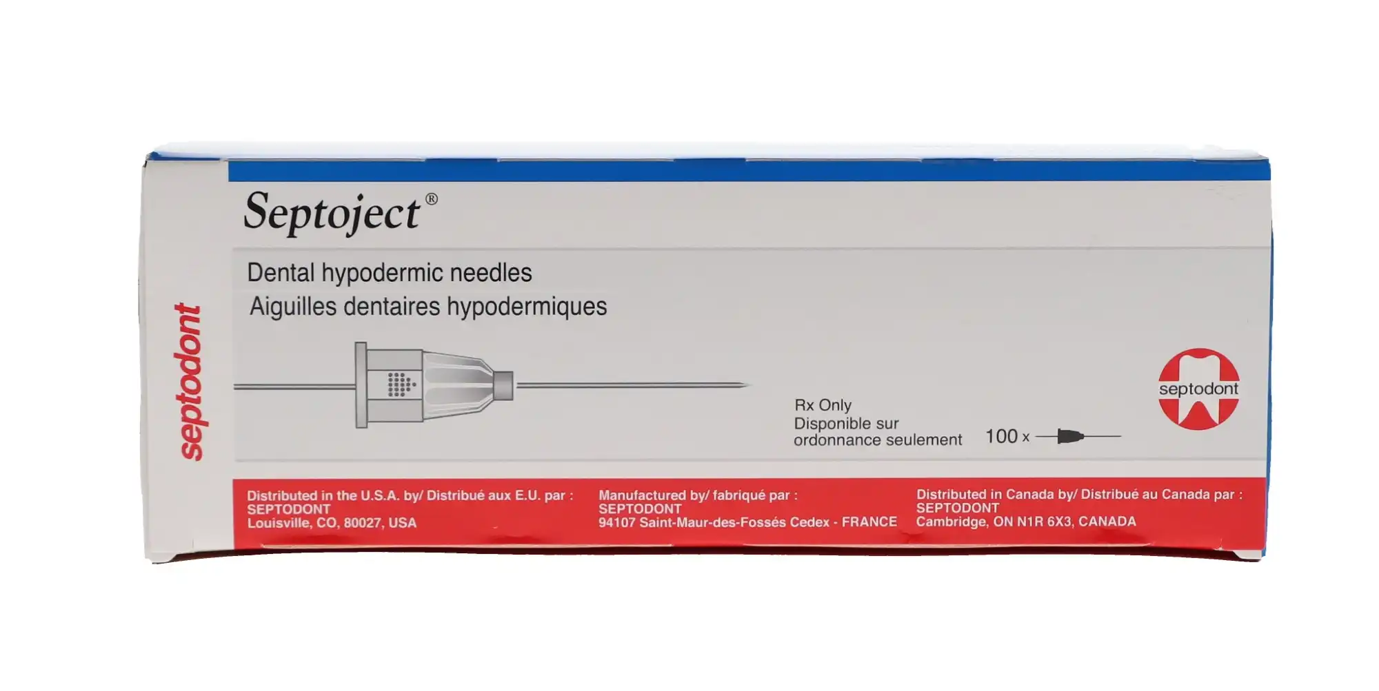 Septoject Dental Hypodermic Needles, Plastic Hub, 30 Gauge, Short, Blue, 100/Box, 01-N1301 thumbnail 11