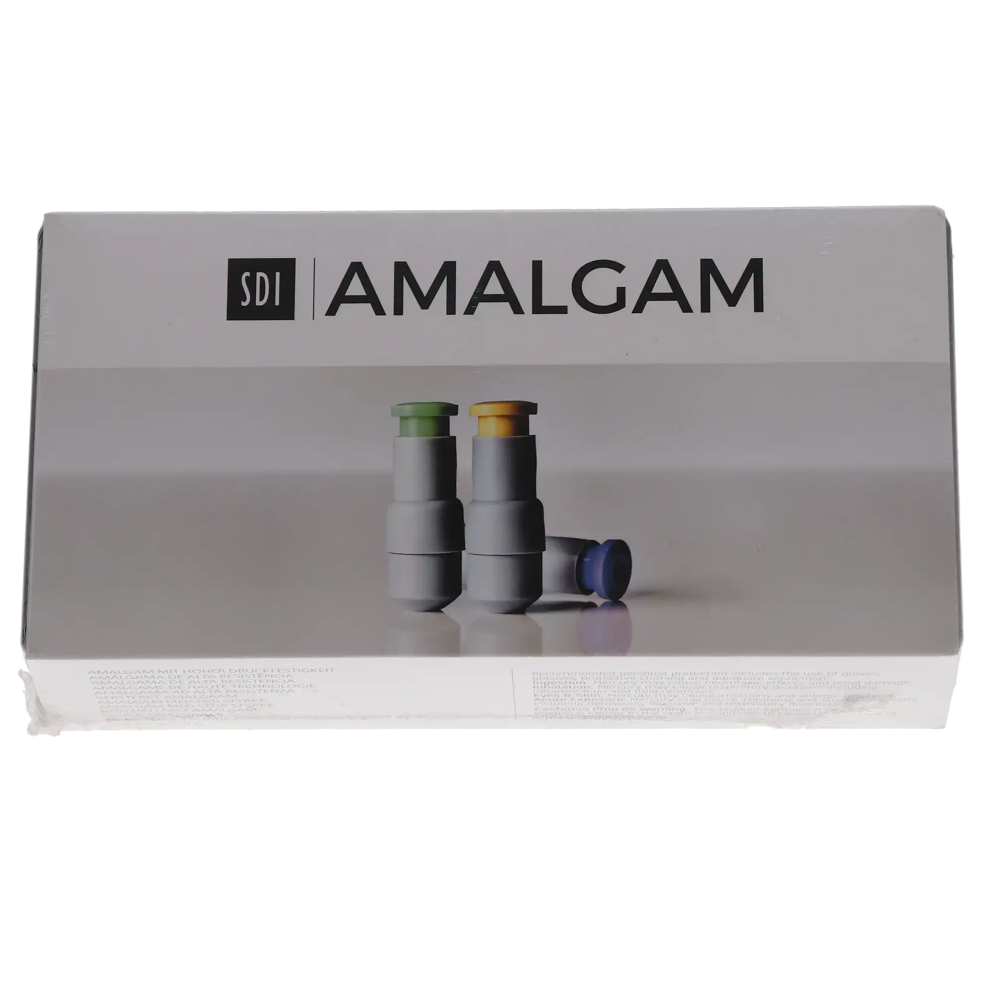 Permite Dispersed Phase Amalgam Capsules, 3 Spill, 800 mg, Fast Set, Yellow/Blue, 50/Pk, 4003202 thumbnail 8
