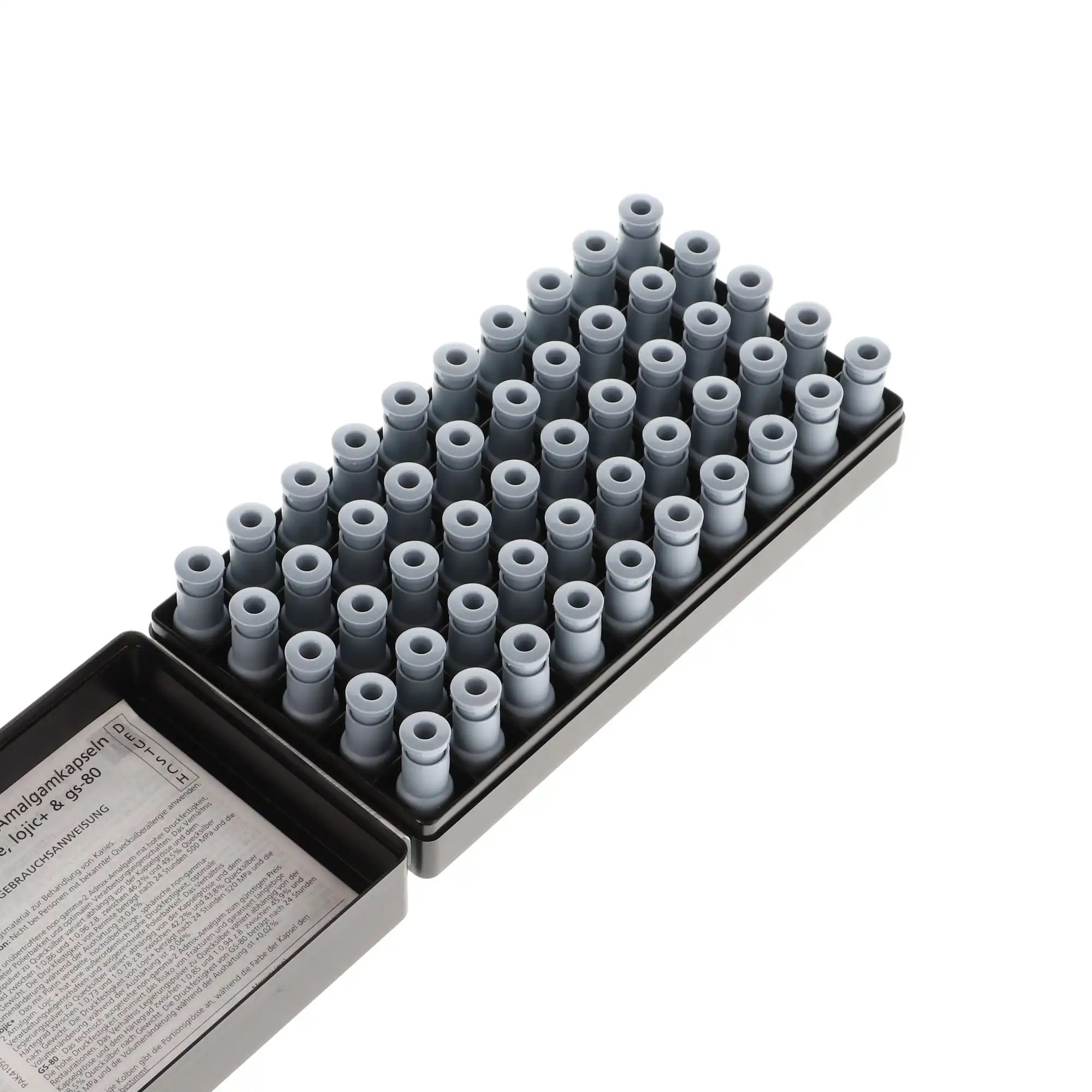 SDI GS-80 Dispersed Phase Amalgam Capsules, 1 Spill, 400 mg, Fast Set, Gray/Light Blue, 50/Pkg, 4401202 thumbnail 4