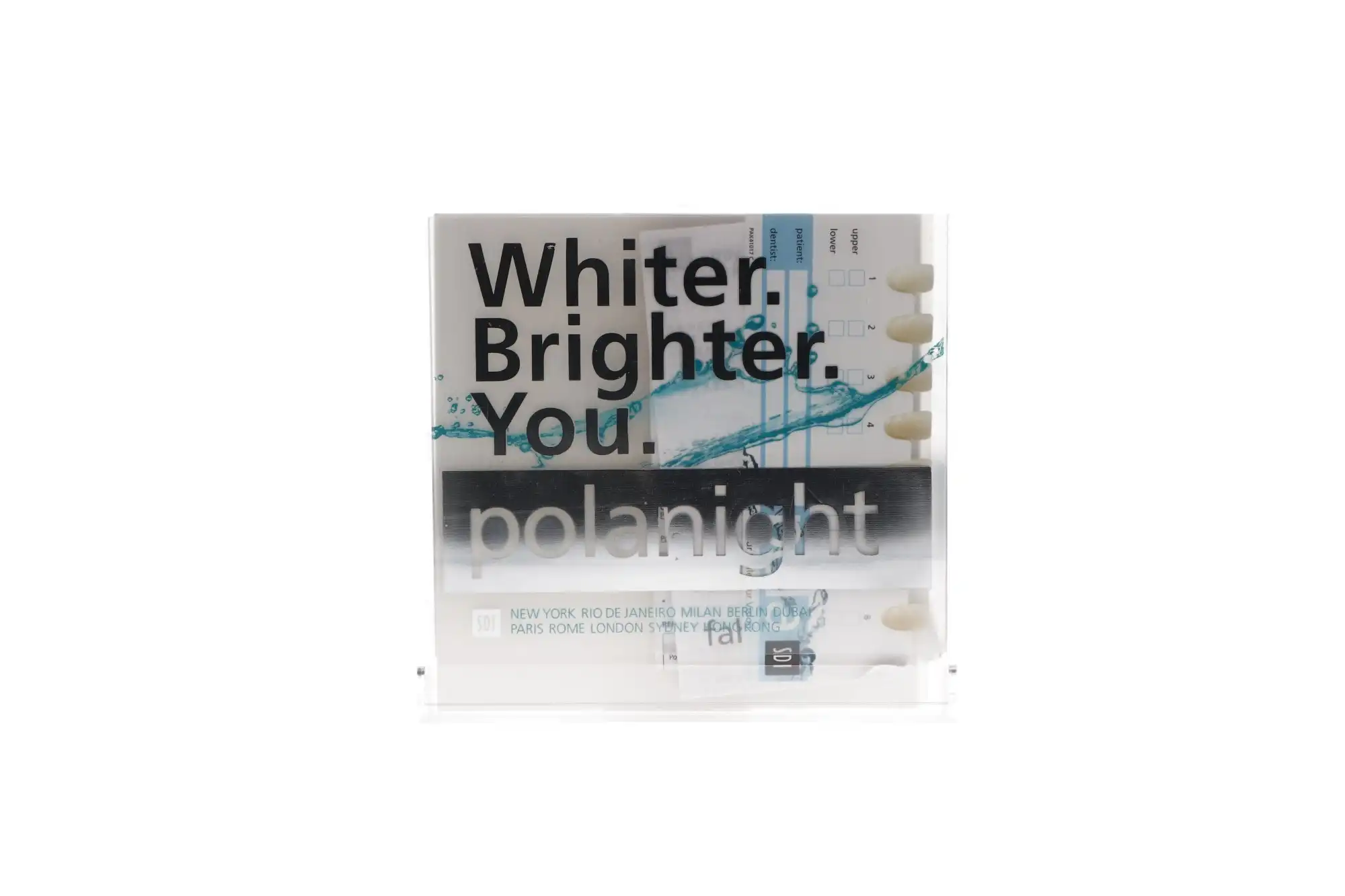 Pola Night Take-Home Tooth Whitening System, 10% Carbamide Peroxide, Spearmint, 1.3 g Syringes, 10-Syringe Kit, 7700107 thumbnail 5