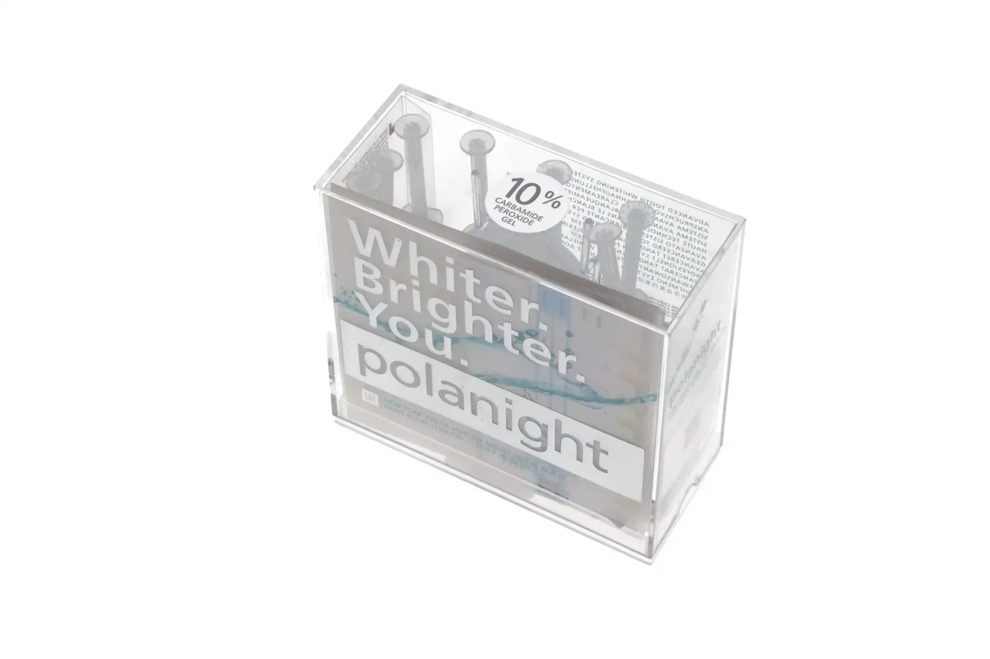 Pola Night Take-Home Tooth Whitening System, 10% Carbamide Peroxide, Spearmint, 1.3 g Syringes, 10-Syringe Kit, 7700107 thumbnail 6
