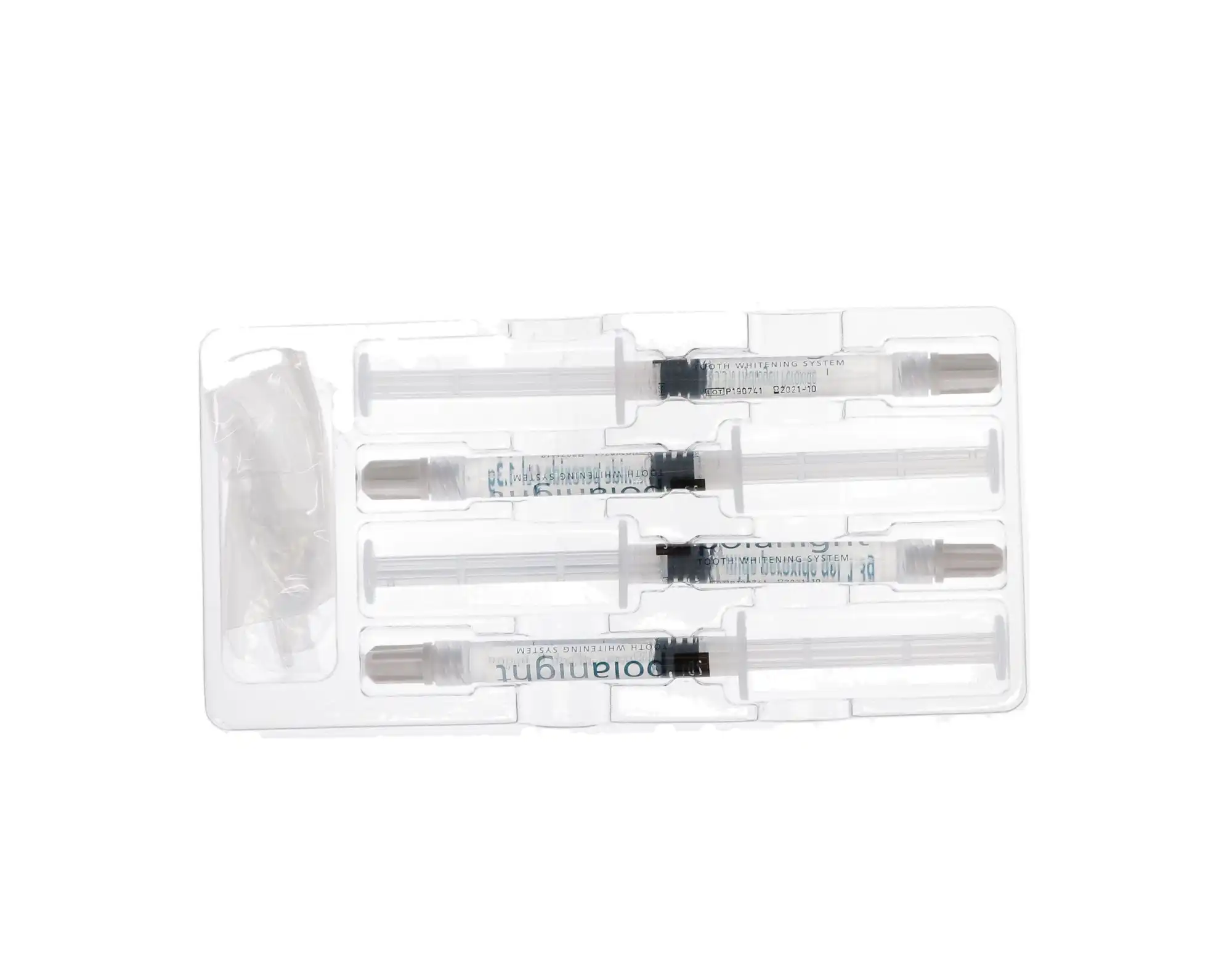 Pola Night Tooth Whitening System, 16% Carbamide Peroxide, Mini Kit, 1.3 g Syringes, Spearmint, 4/Pk, 7700108 thumbnail 4