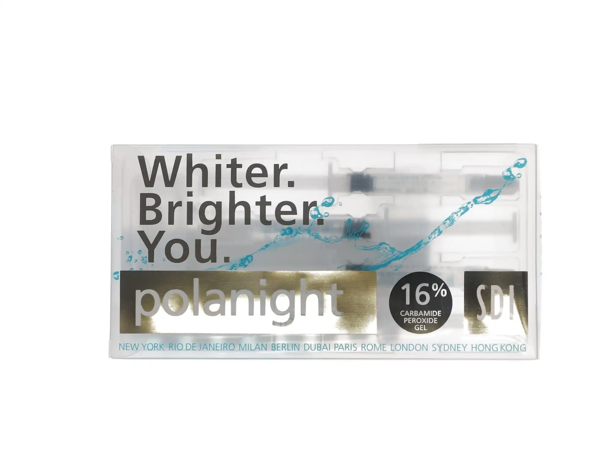 Pola Night Tooth Whitening System, 16% Carbamide Peroxide, Mini Kit, 1.3 g Syringes, Spearmint, 4/Pk, 7700108 thumbnail 5