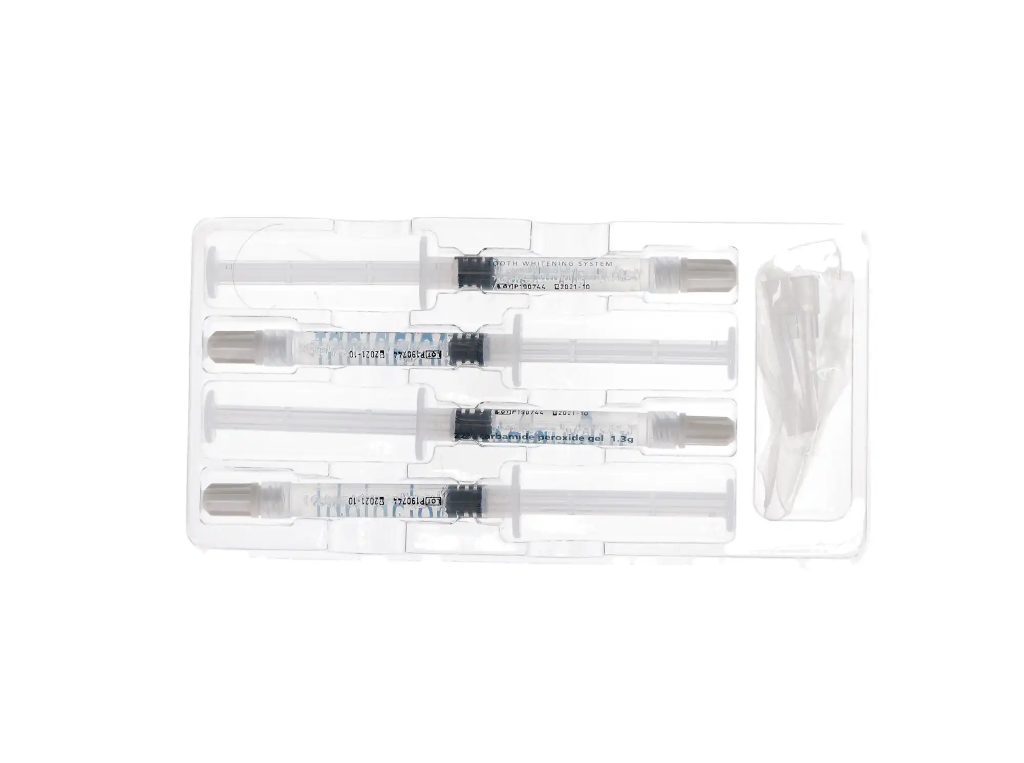 Pola Night Tooth Whitening System, 22% Carbamide Peroxide, Mini Kit, 1.3 g Syringes, Spearmint, 4/Pk, 7700110 thumbnail 3
