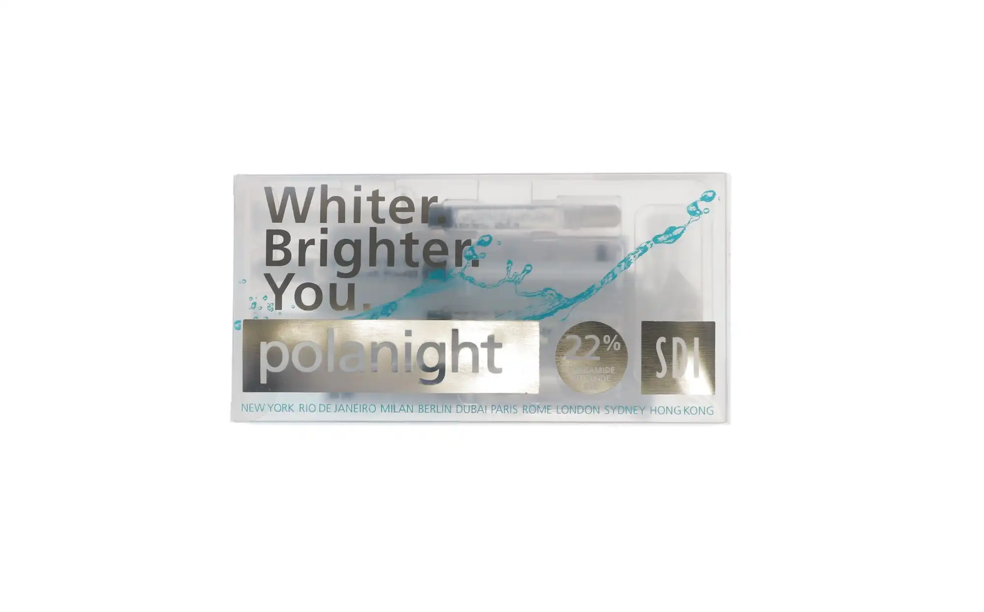 Pola Night Tooth Whitening System, 22% Carbamide Peroxide, Mini Kit, 1.3 g Syringes, Spearmint, 4/Pk, 7700110 thumbnail 4