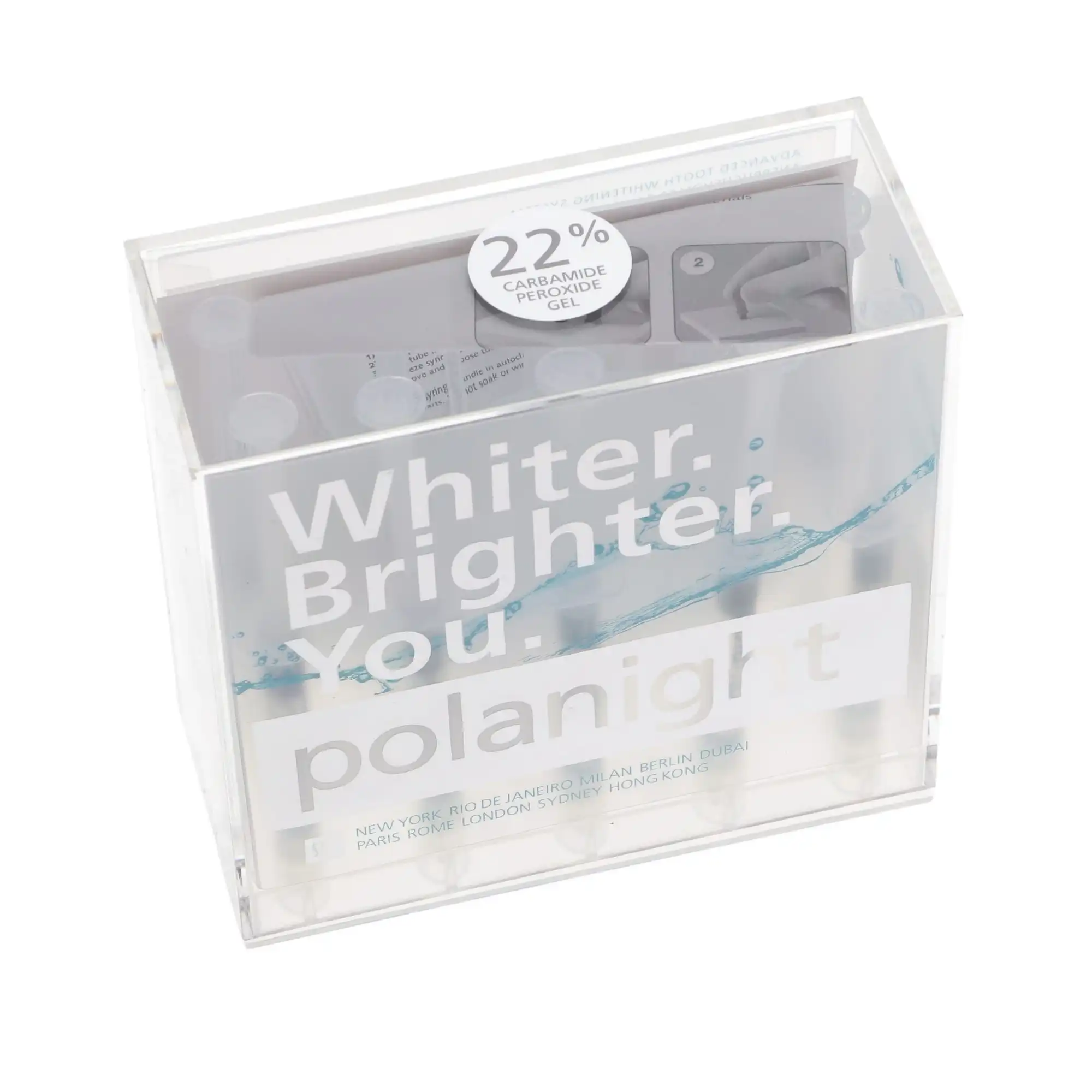 Pola Night Tooth Whitening System, 22% Carbamide Peroxide, Take-Home Syringe Kit, 1.3 g, 10/Pk, 7700111 thumbnail 5