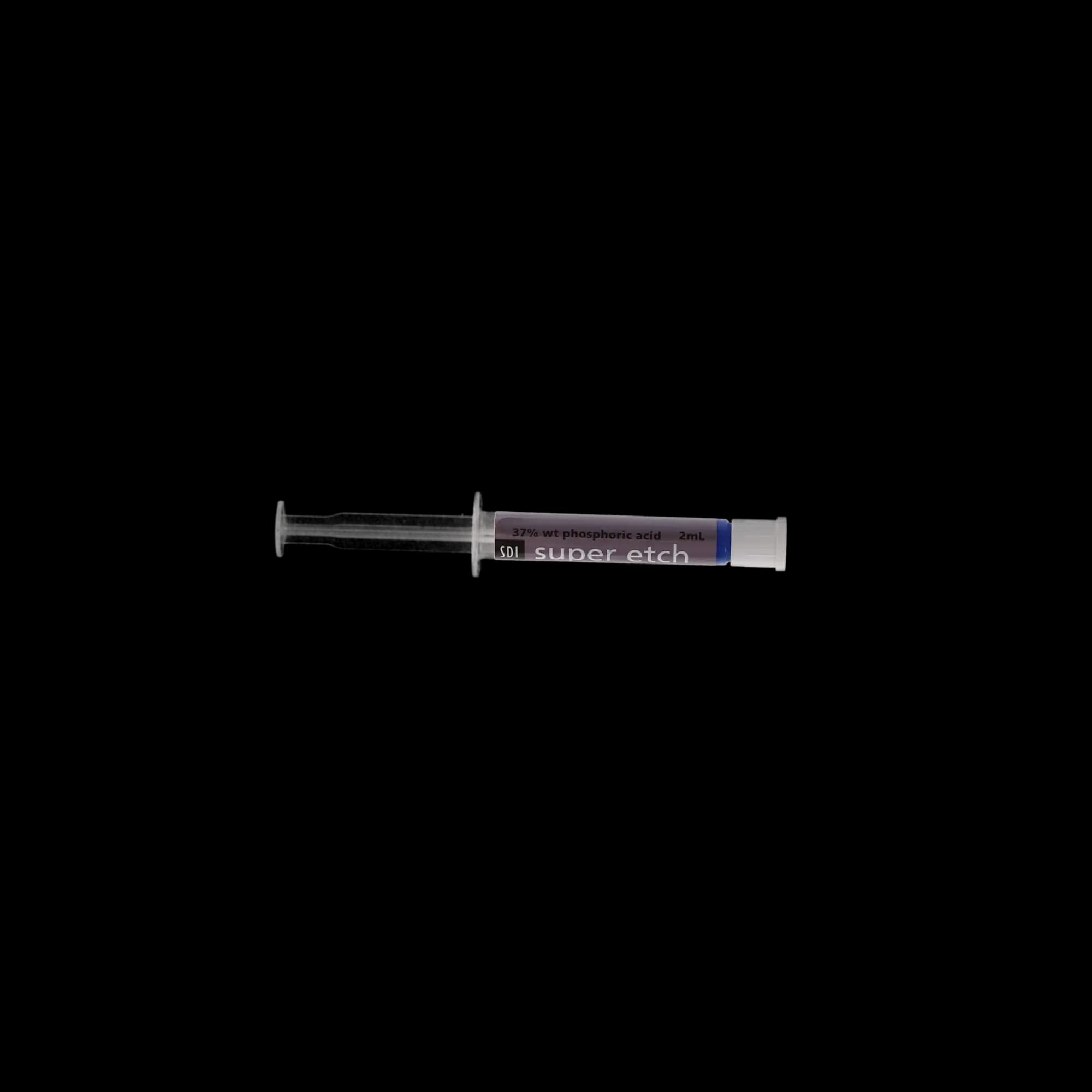 Super Etch 37% Phosphoric Acid Etching Gel, High Viscosity, Blue, Bulk Syringe Kit, 10 x 2 mL Syringes with 50 Tips, 8100045 thumbnail 14