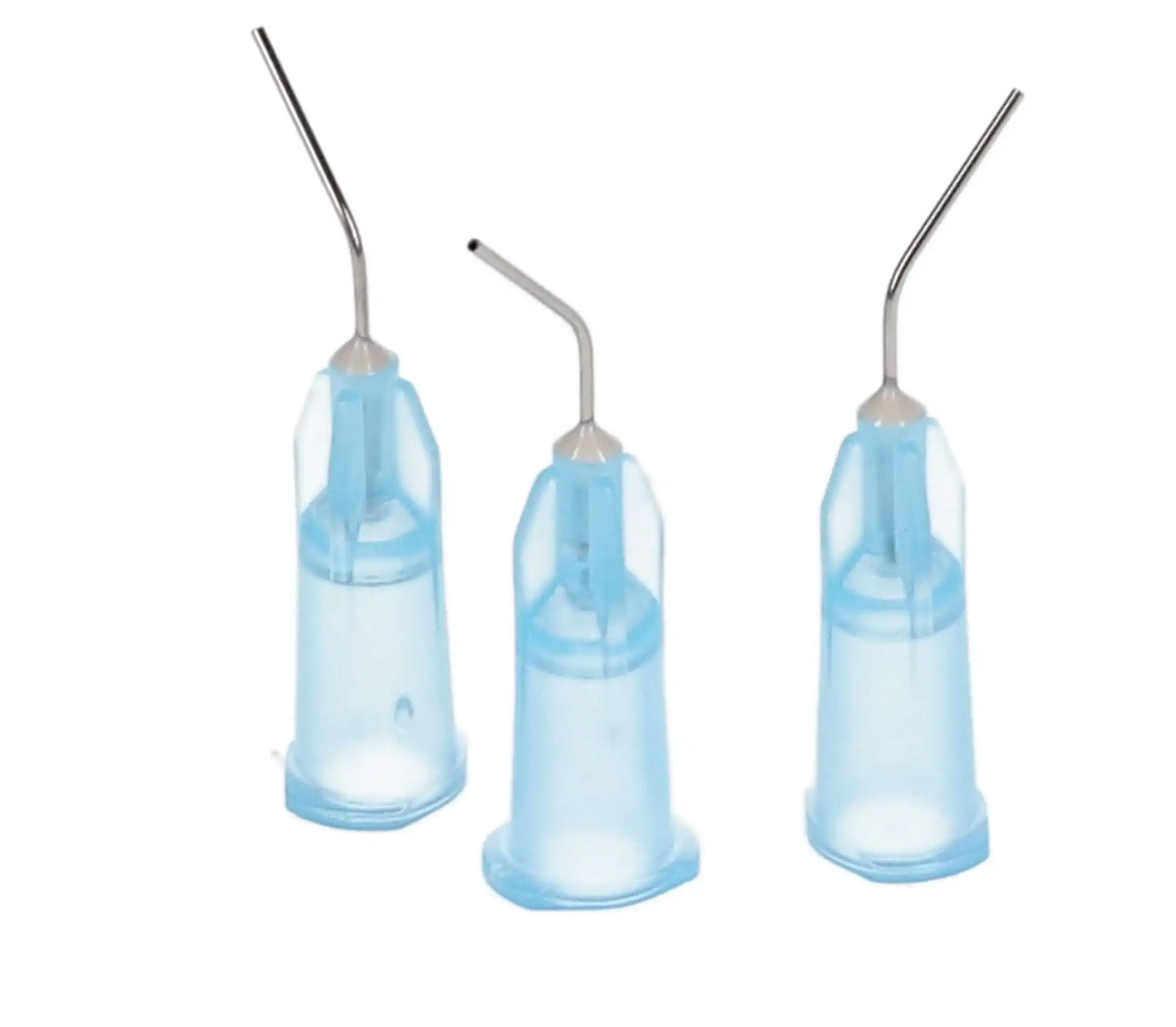 Pulpdent Pre-Bent Syringe Applicator Tips, 25 Gauge x 1/2", Light Blue, Luer Lock, 100/Pk, 25B100 thumbnail 6