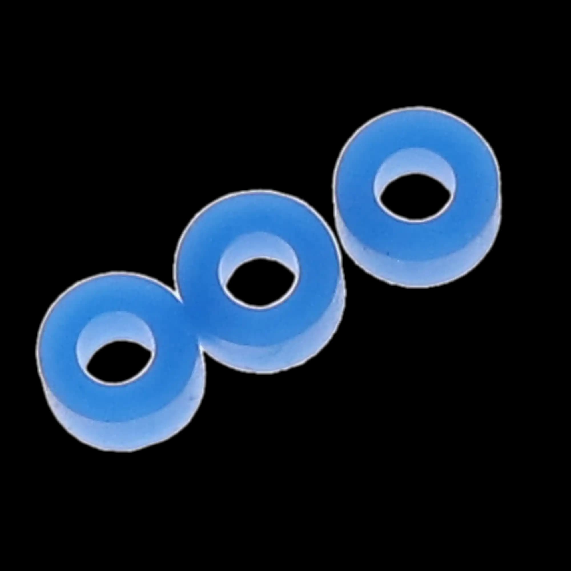 Pulpdent Code Rings, Standard Silicone, 1/8" ID x 1/8" Wide, Blue, 100/Pk, CR3 thumbnail 4
