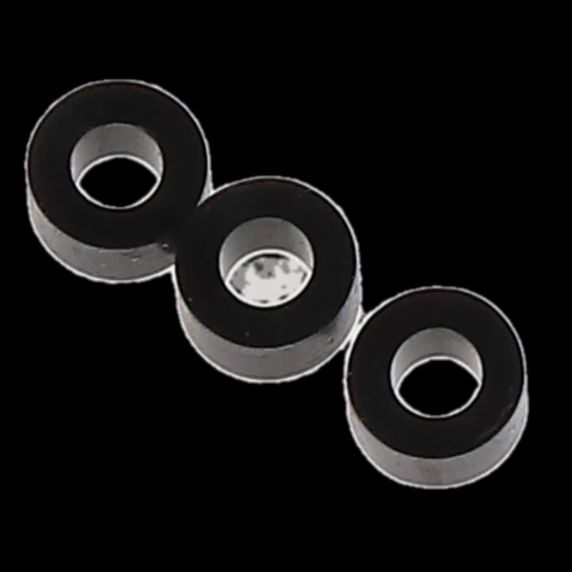 Pulpdent Silicone Code Rings, Standard, 1/8" ID x 1/8" Wide, Black, 100/Pk, CR6 thumbnail 4