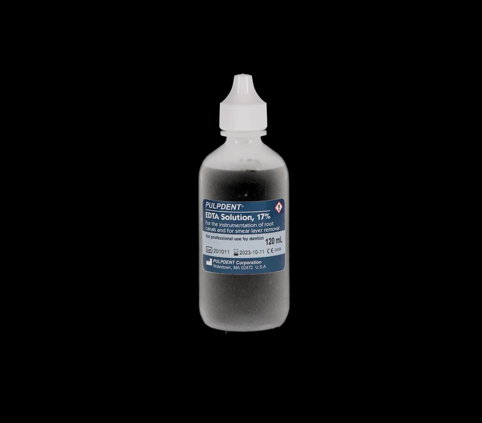 Pulpdent EDTA 17% Solution, Neutral pH Chelating Agent, 120 ml Bottle, EDTA-120 thumbnail 7