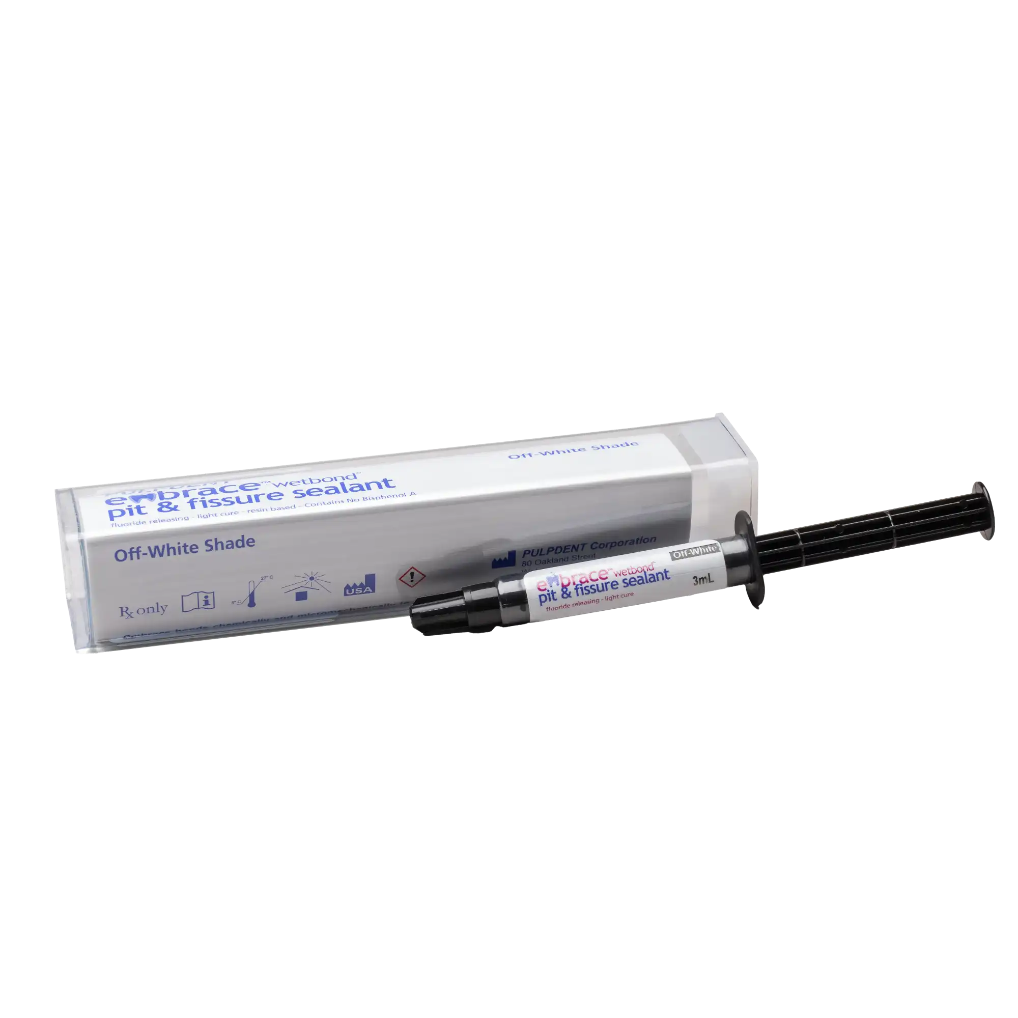 Pulpdent Embrace WetBond Pit & Fissure Sealant, Off-White, 3 mL Syringe Refill, EMS3W thumbnail 5