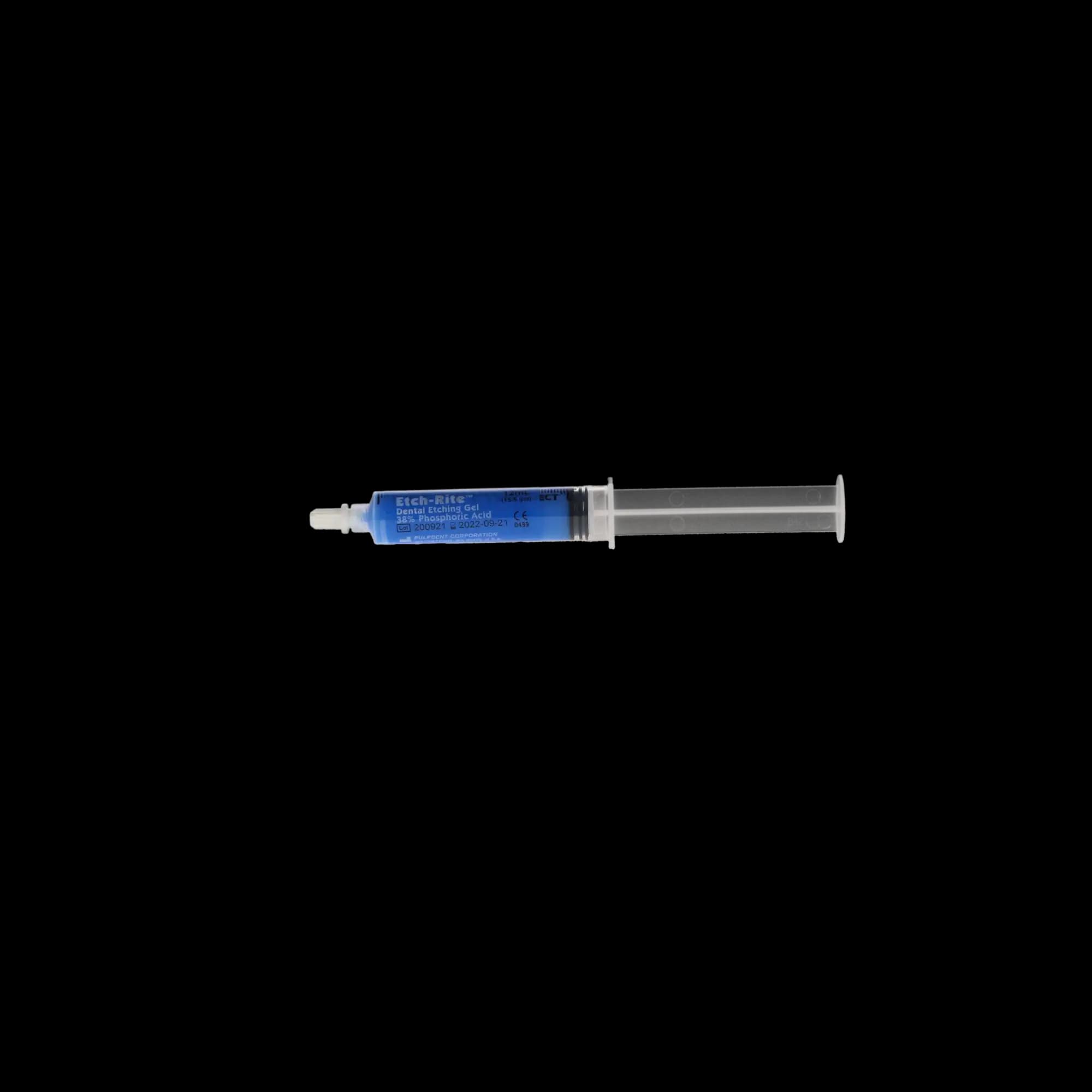 Etch-Rite™ Etching Gel, 38% Phosphoric Acid, 12 mL Syringe Refill, Blue, ET-12 thumbnail 10