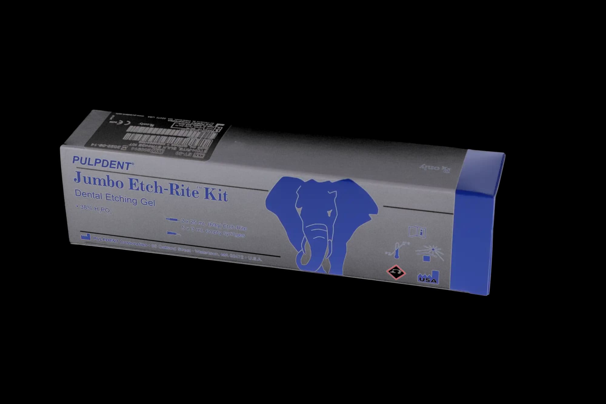 Etch-Rite 38% Phosphoric Acid Etching Gel, Jumbo Syringe Kit, Blue, 2 x 25 mL Syringes with 5 x 3 mL Empty Syringes and 50 Tips, ET-50 thumbnail 10