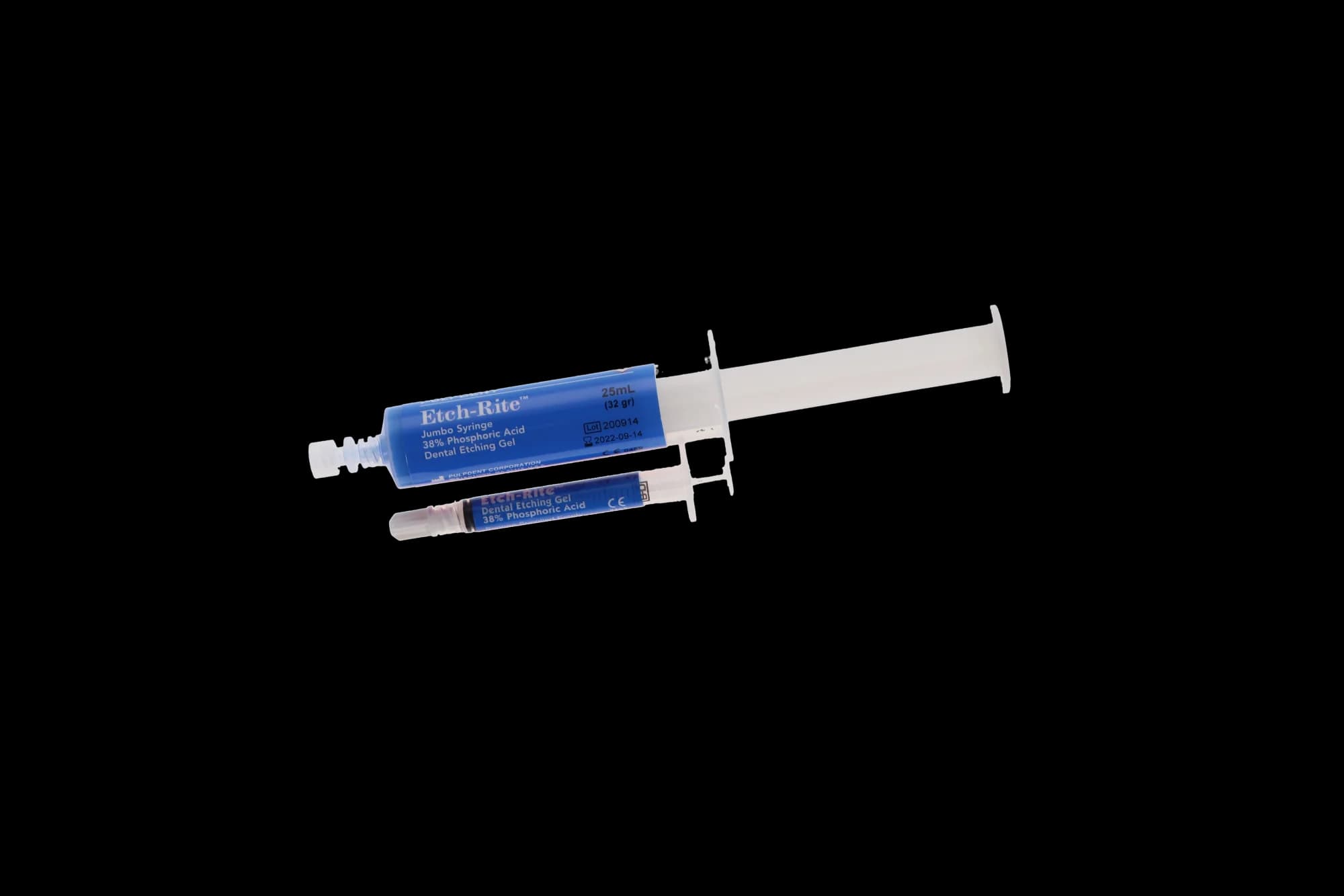 Etch-Rite 38% Phosphoric Acid Etching Gel, Jumbo Syringe Kit, Blue, 2 x 25 mL Syringes with 5 x 3 mL Empty Syringes and 50 Tips, ET-50 thumbnail 12